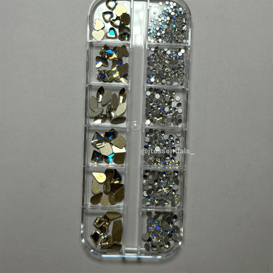 02 Blue AB Rhinestone Box - High Quality Rhinestone box - JTessentials