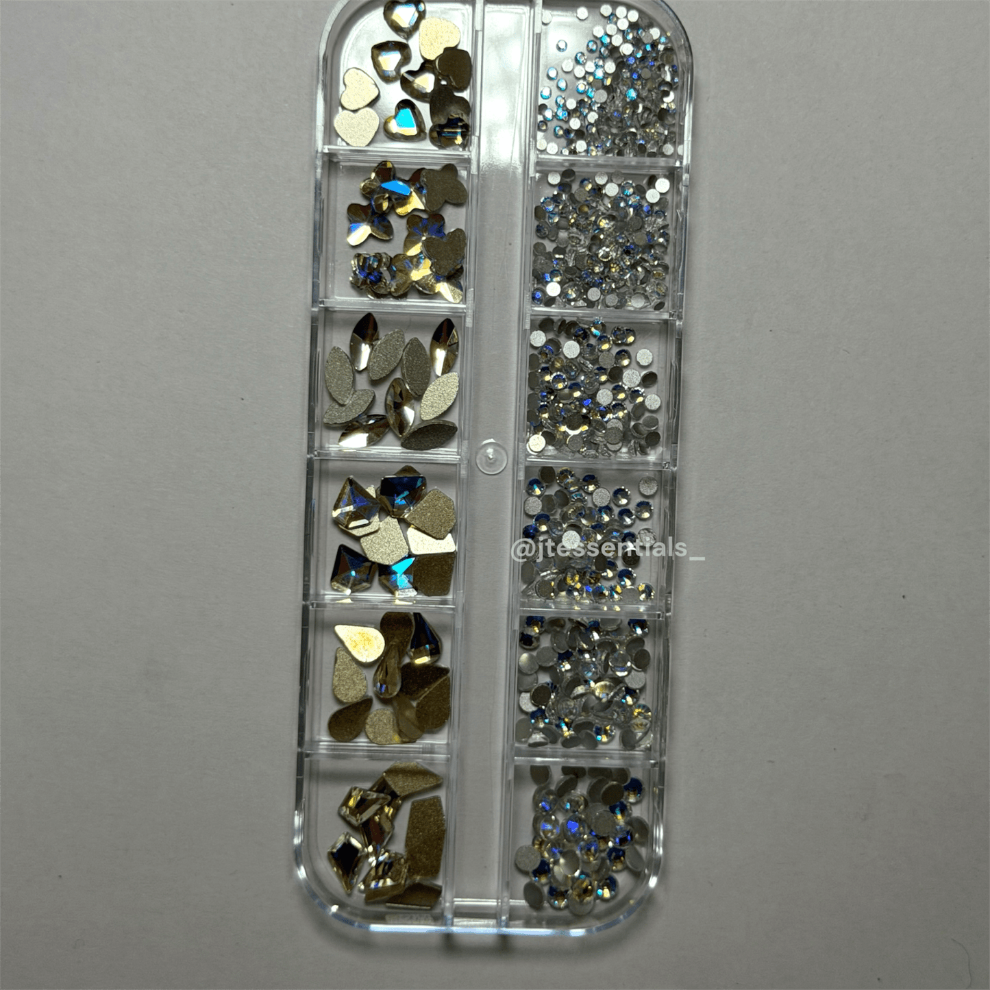 02 Blue AB Rhinestone Box - High Quality Rhinestone box - JTessentials