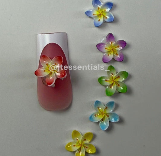 03 - 3D Flower Nail Charms – Colorful Nail Art (25pcs approx ) - JTessentials