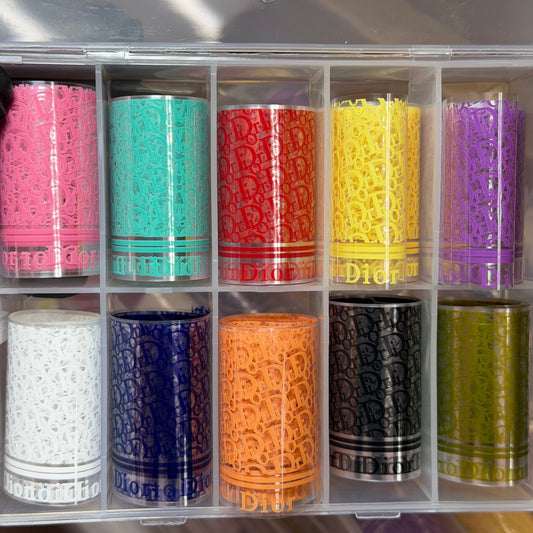 03 Lux nail foil box - 10 pcs - JTessentials