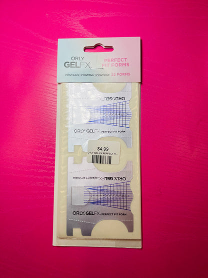 ORLY GEL•FX PERFECT FIT NAIL FORMS 22 pcs
