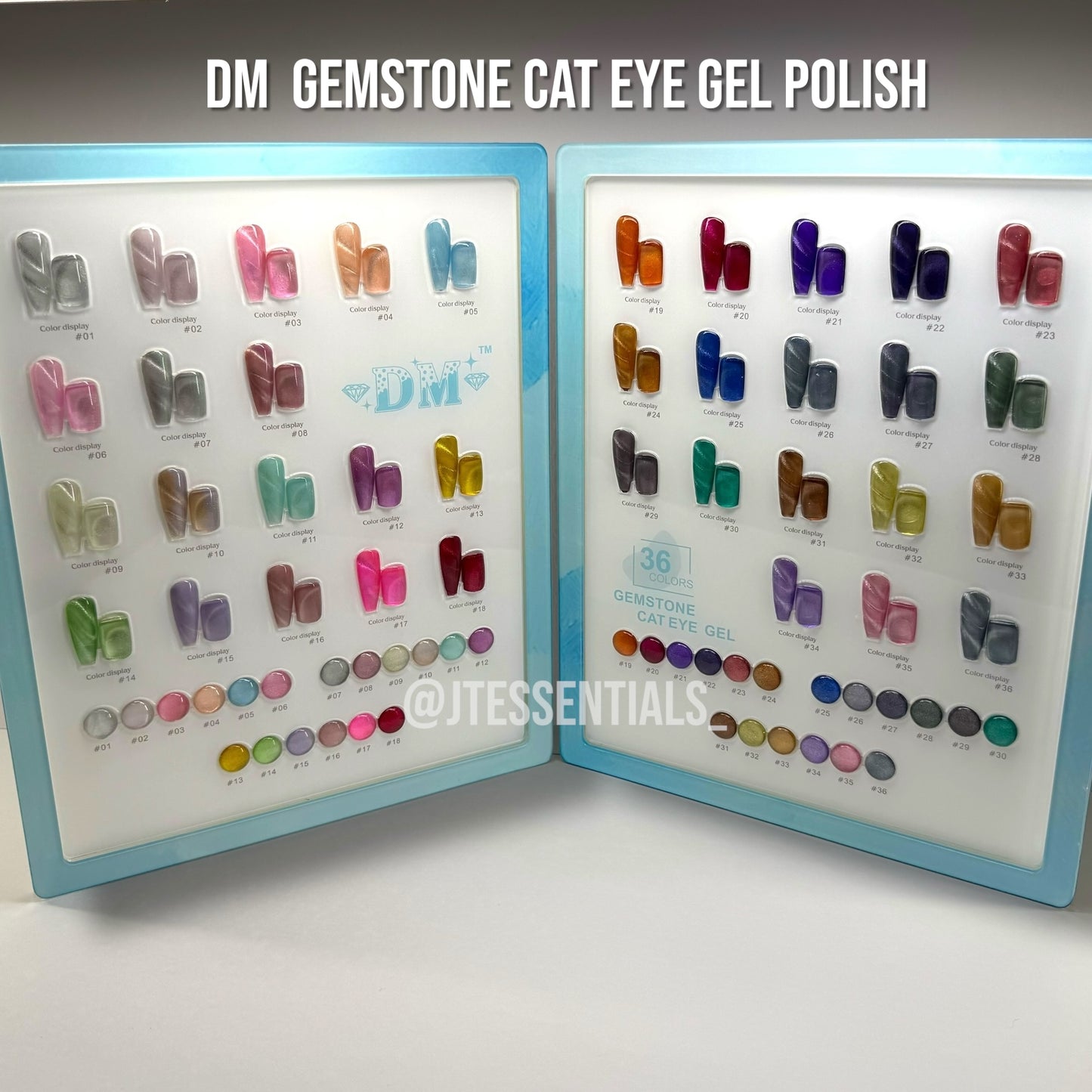 DM Gemstone Cat Eye Gel Polish – Magnetic Reflective Colors for a Multi-Dimensional Look