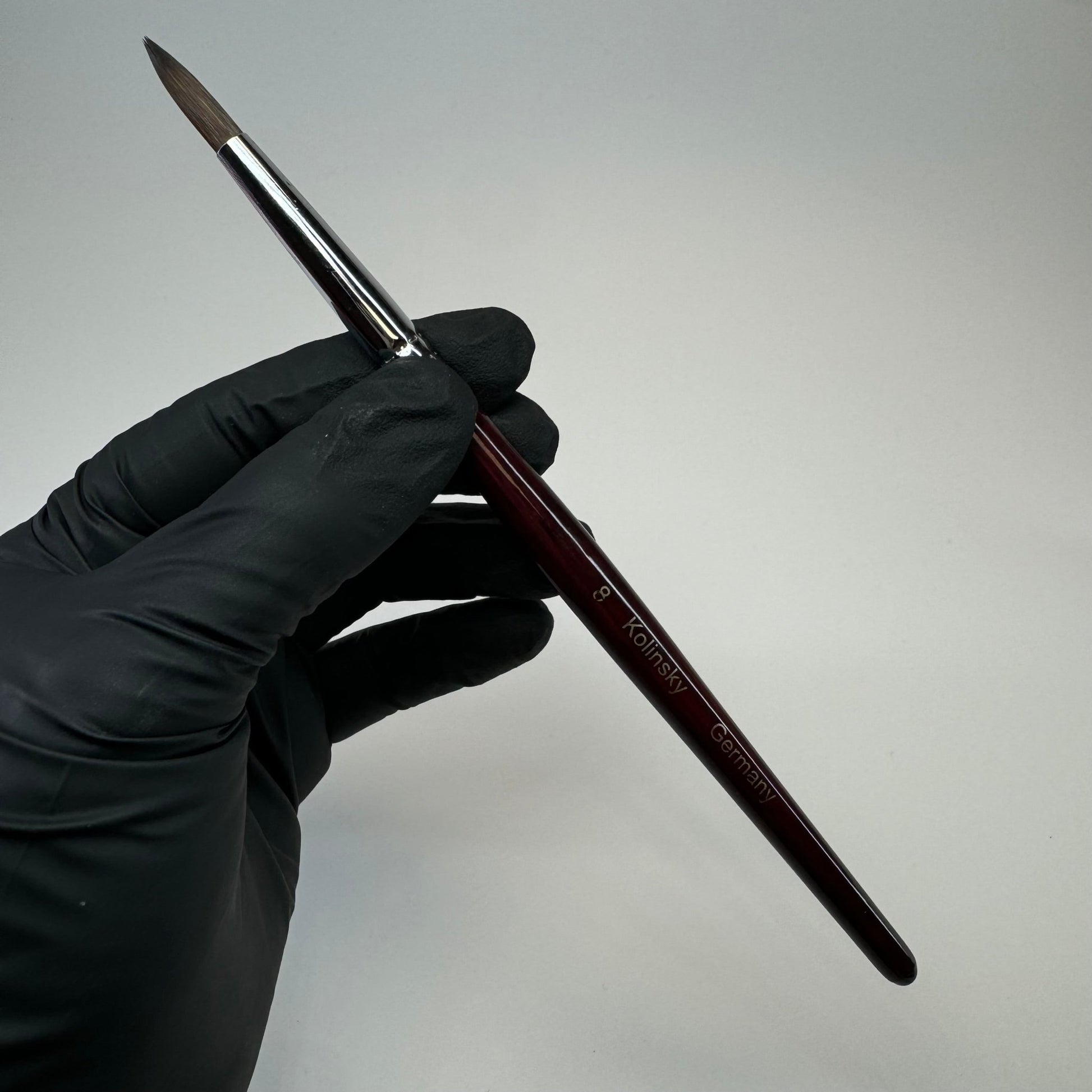 08 Kolinsky Acrylic Nail Brush - Perfect for Beginners & Practice Use - JTessentials