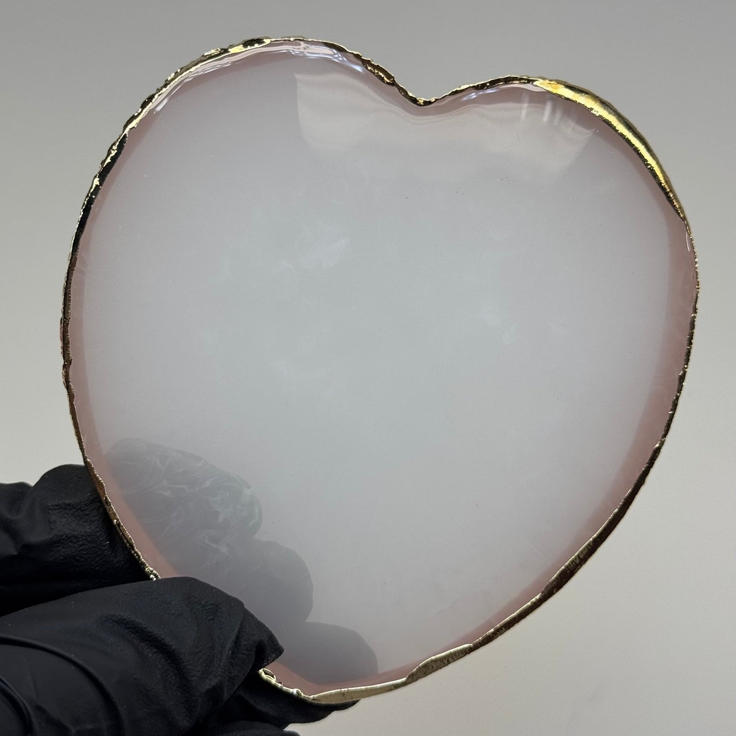 1 pc Heart - Shaped Glass Nail Art Palette - JTessentials