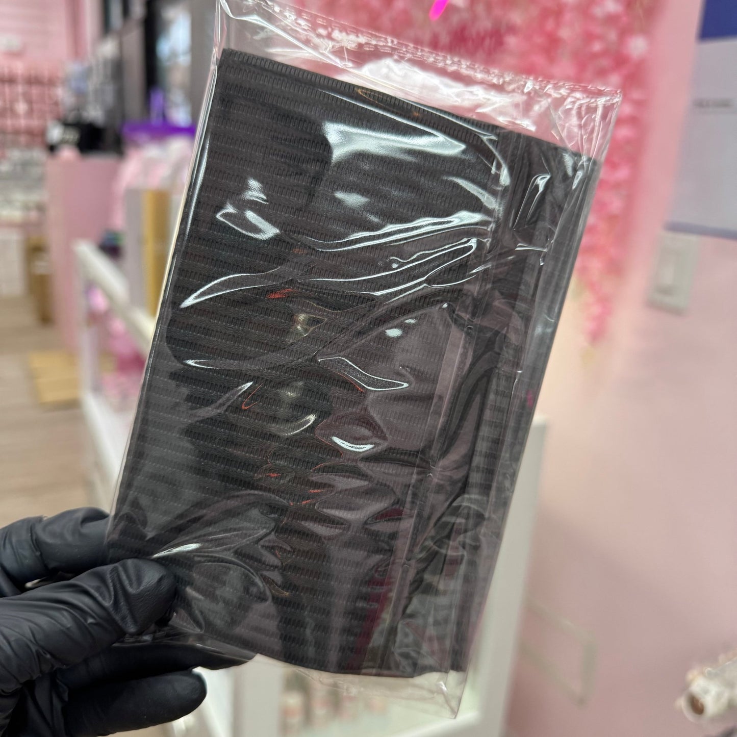 10 - Pack Black Disposable Dental Bibs – Waterproof Table Covers for Nail Techs - JTessentials