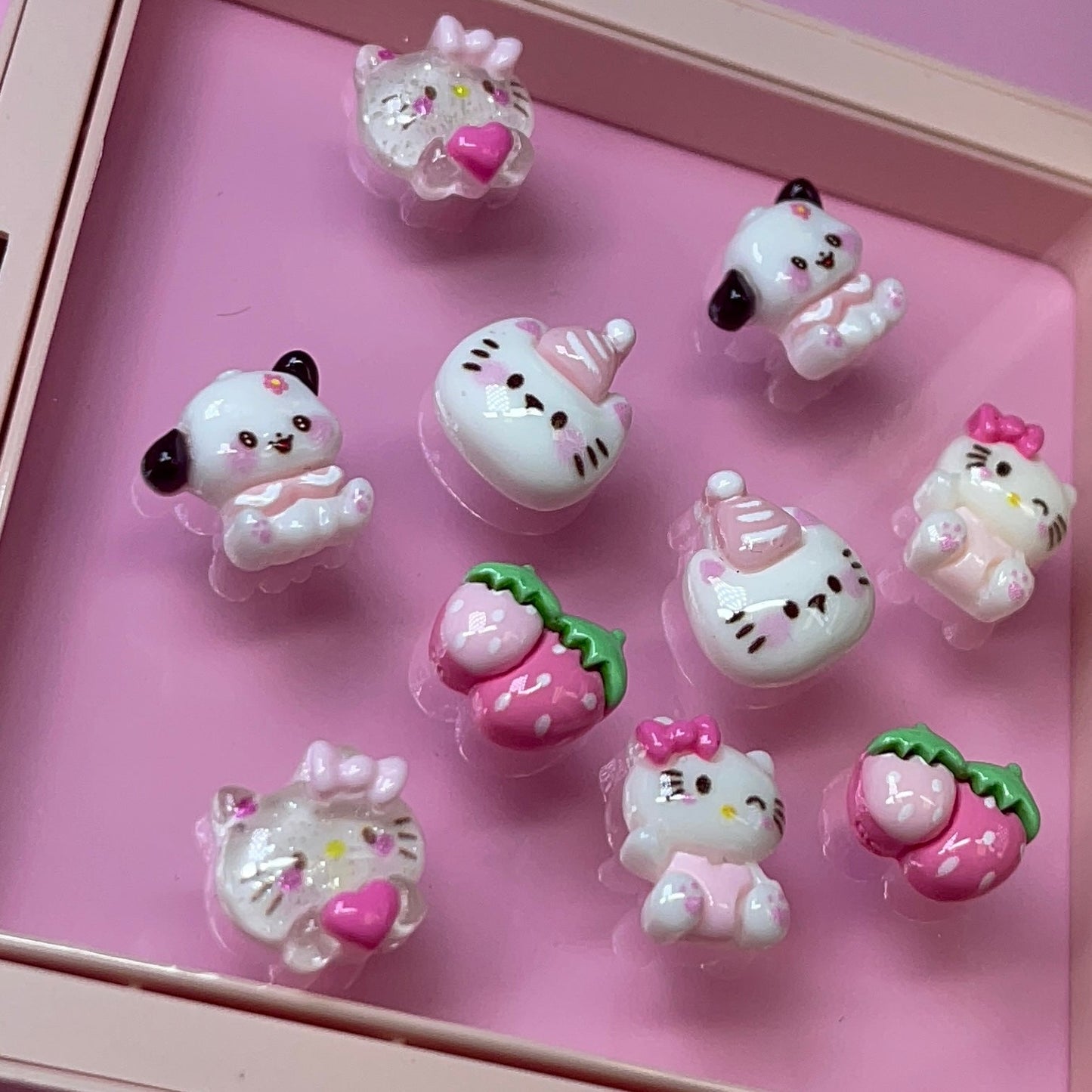 10 pcs MIX - 02 HELLO K Nail charms - JTessentials