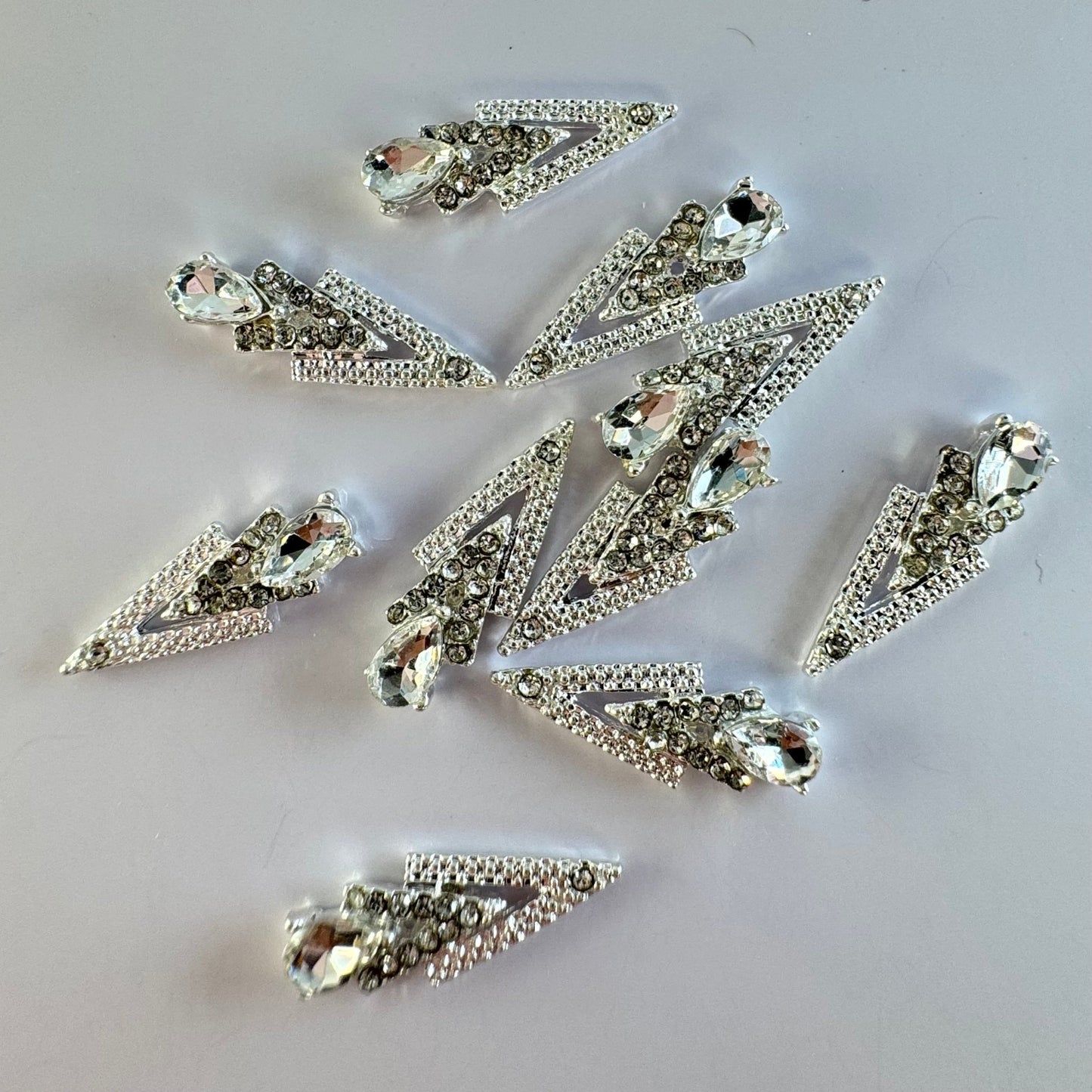 10 pcs - silver Lux Nail Charm - JTessentials