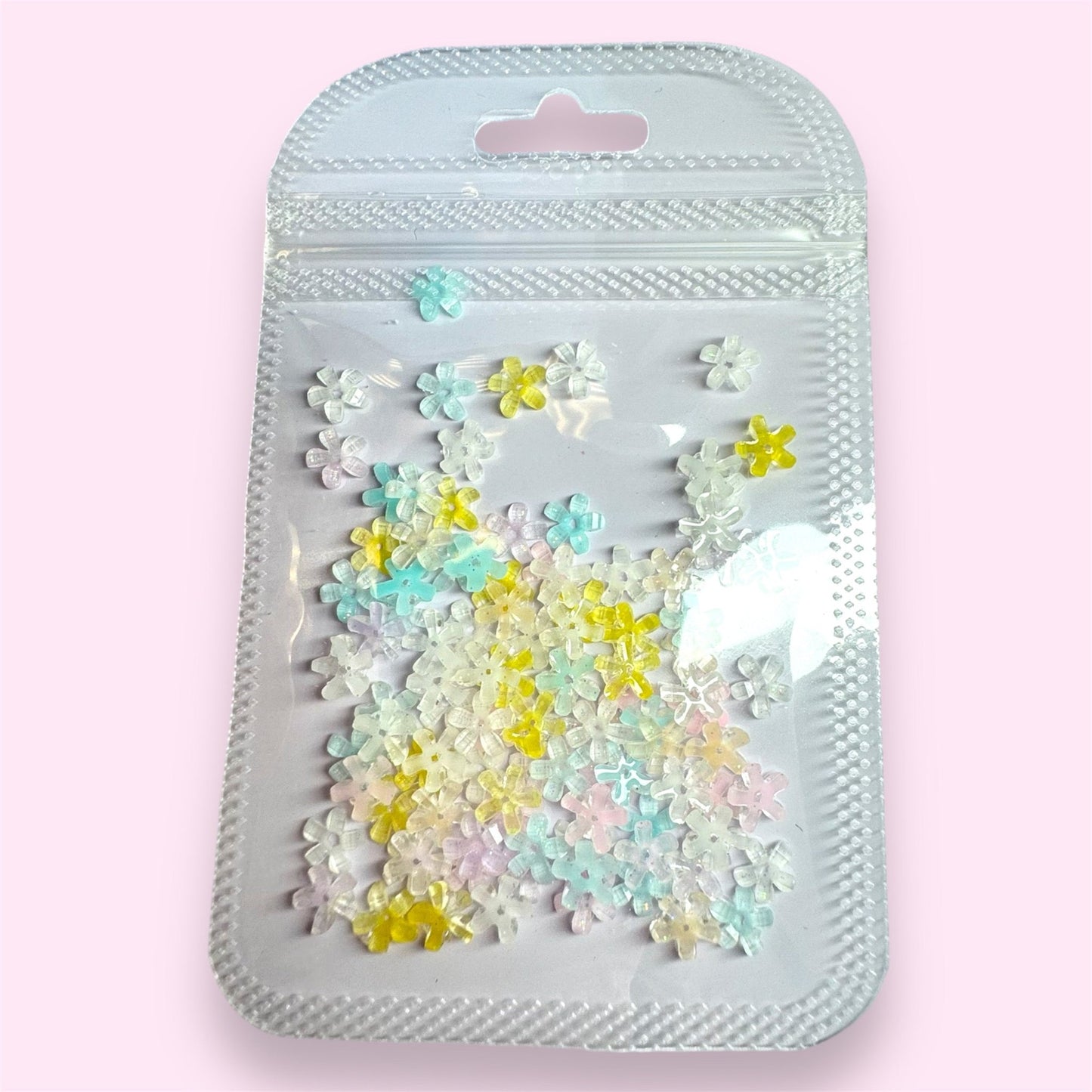 100 pcs Pastel flower Nail Charm Outline – Perfect for Nail Art Creations - JTessentials