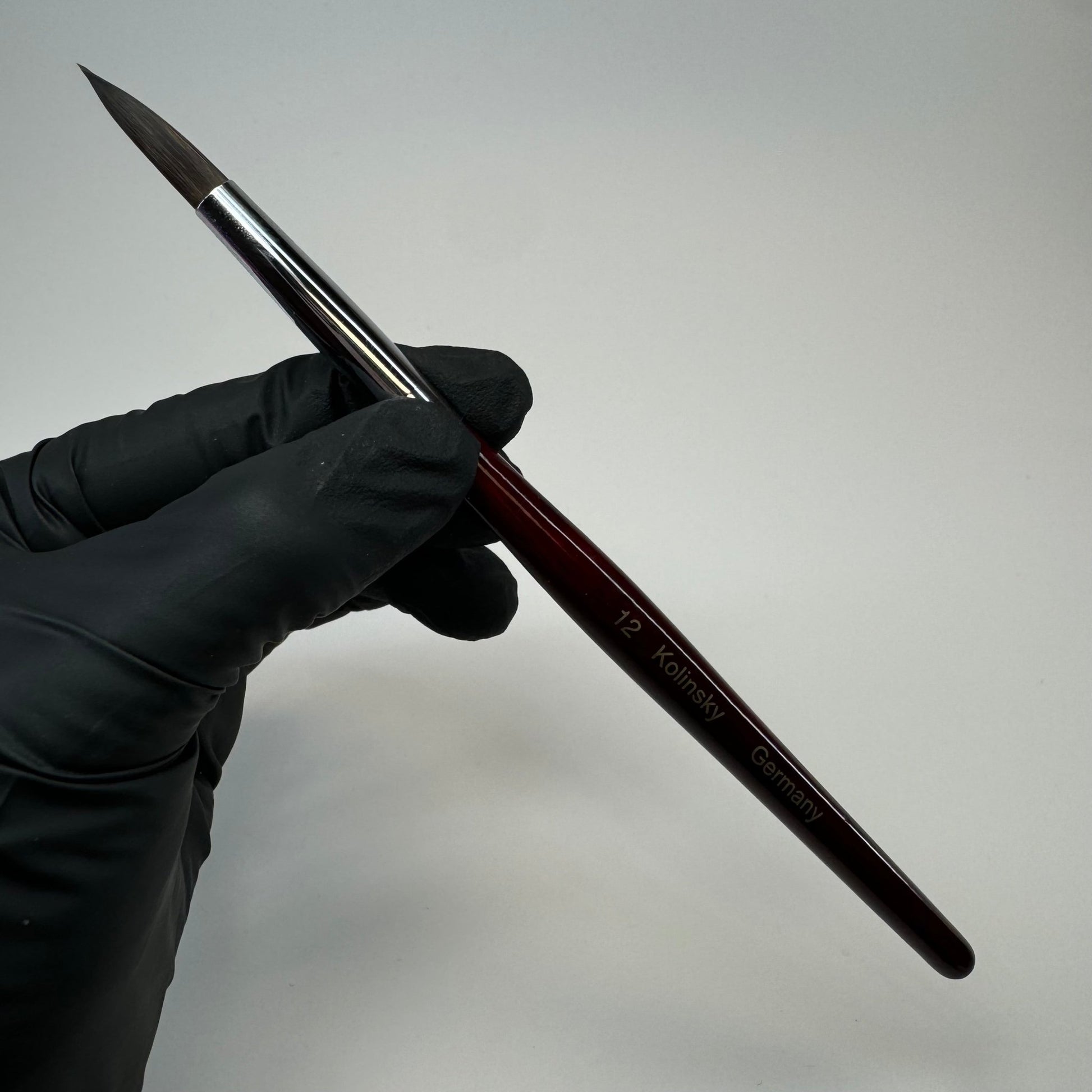 12 Kolinsky Acrylic Nail Brush - Perfect for Beginners & Practice Use - JTessentials