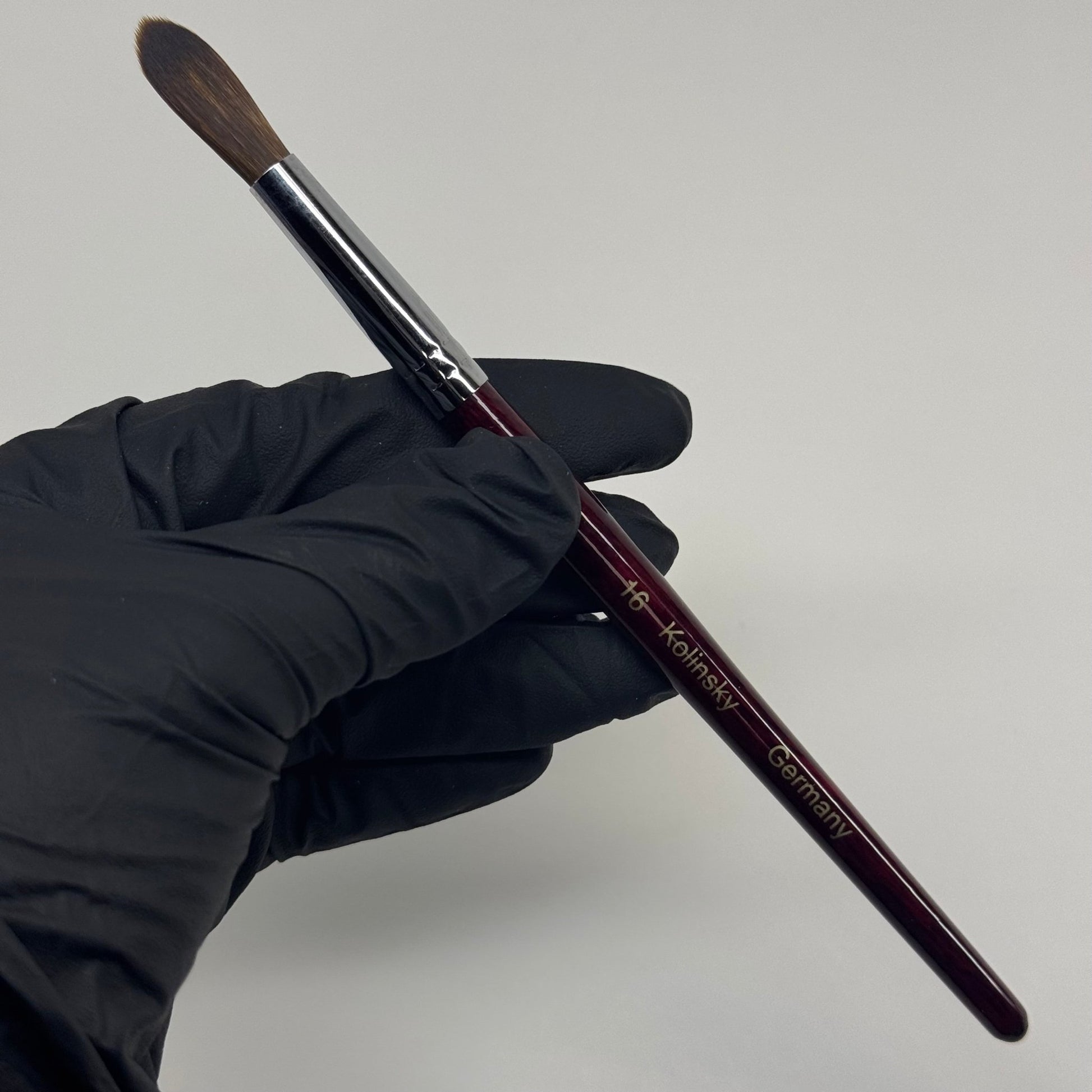 16 Kolinsky Acrylic Nail Brush - Ideal for Beginners & Practice Sessions - JTessentials