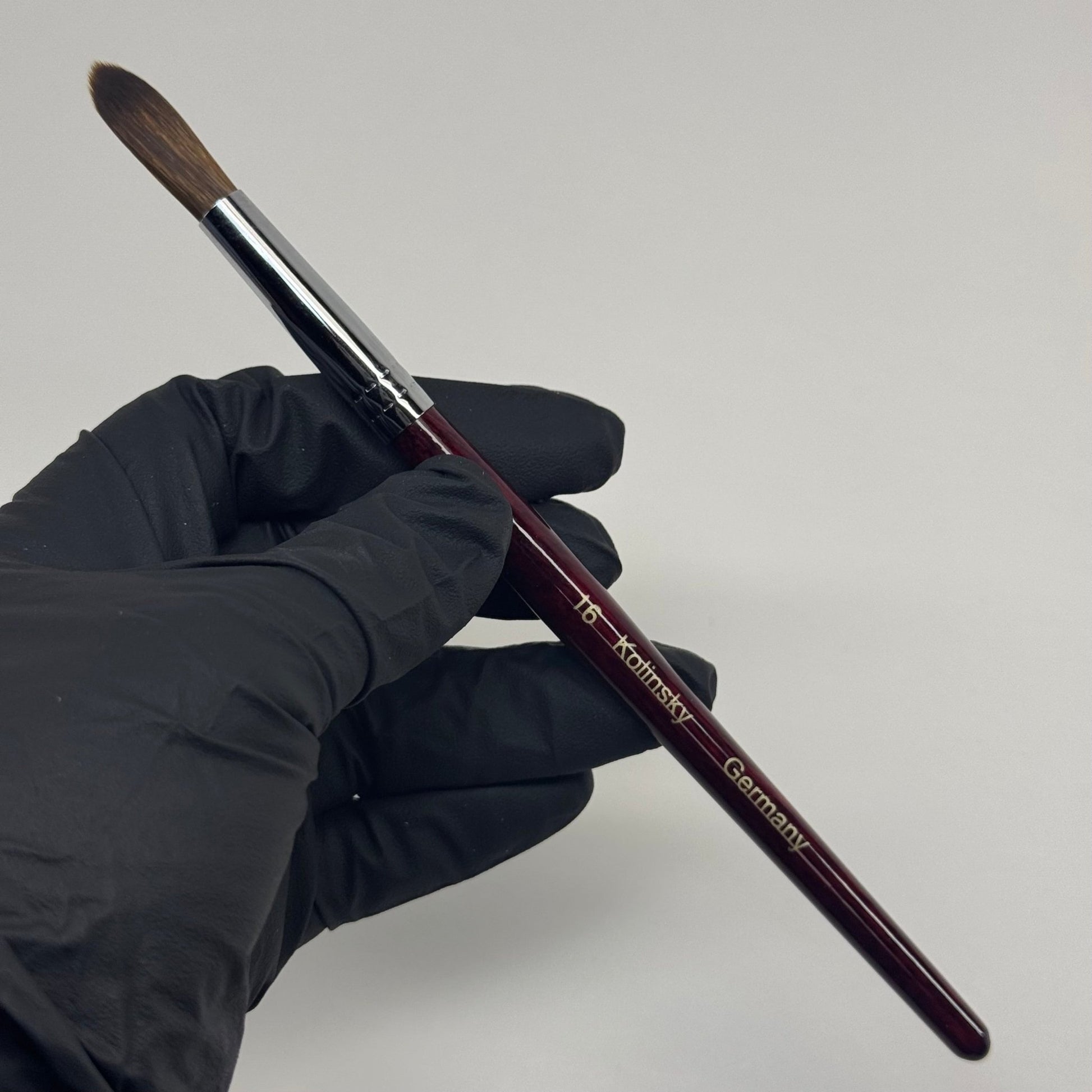 16 Kolinsky Acrylic Nail Brush - Ideal for Beginners & Practice Sessions - JTessentials