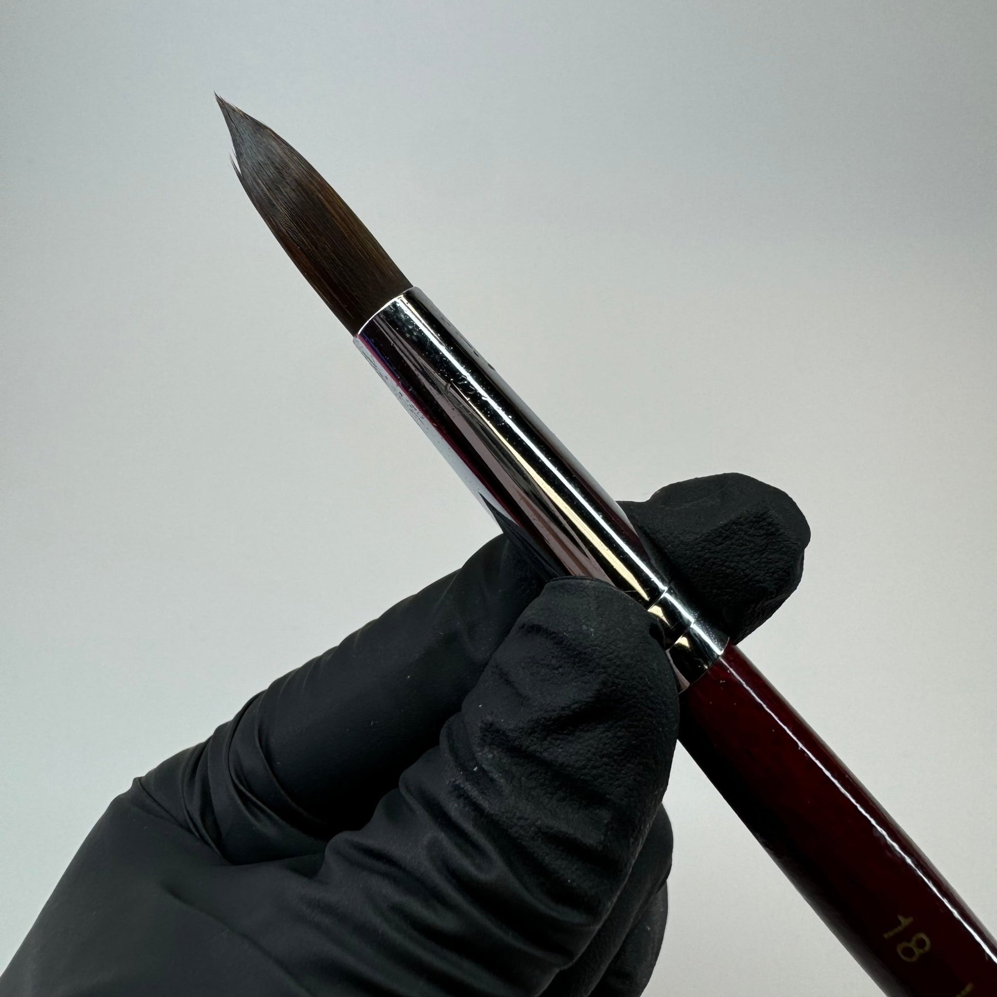 18 Kolinsky Acrylic Nail Brush - Ideal for Beginners & Practice Sessions - JTessentials