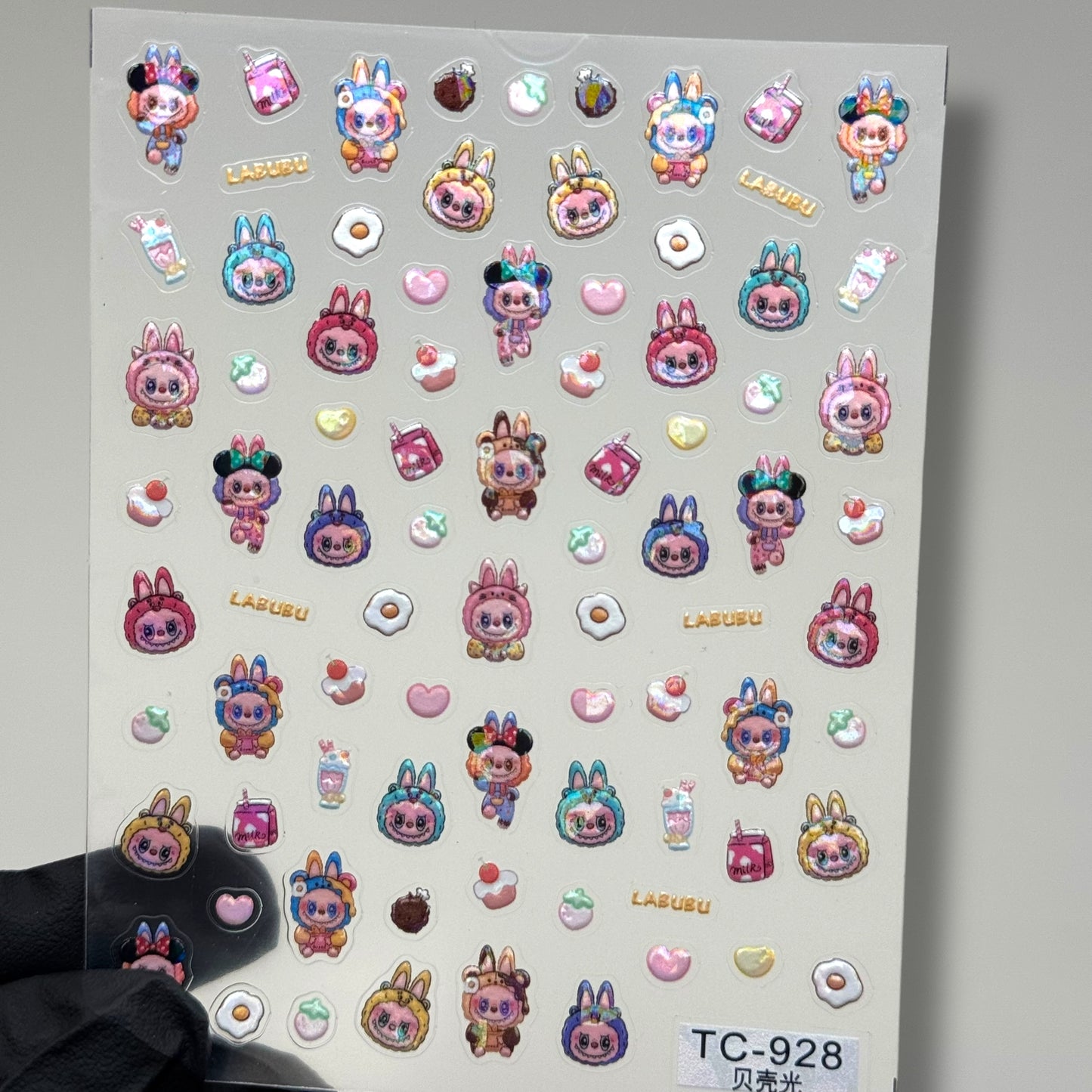 Labubu Nail Stickers TC-928– Cute Cartoon Nail Decals