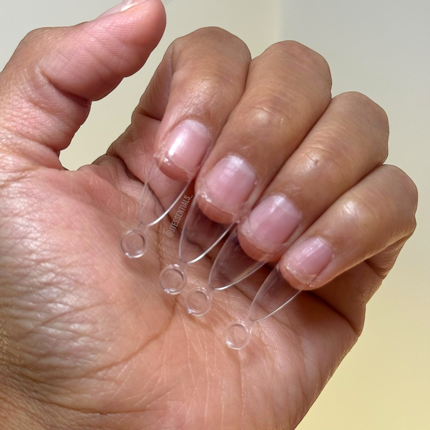 Short Almond Tips Pre-shaped- 504 pcs BOX