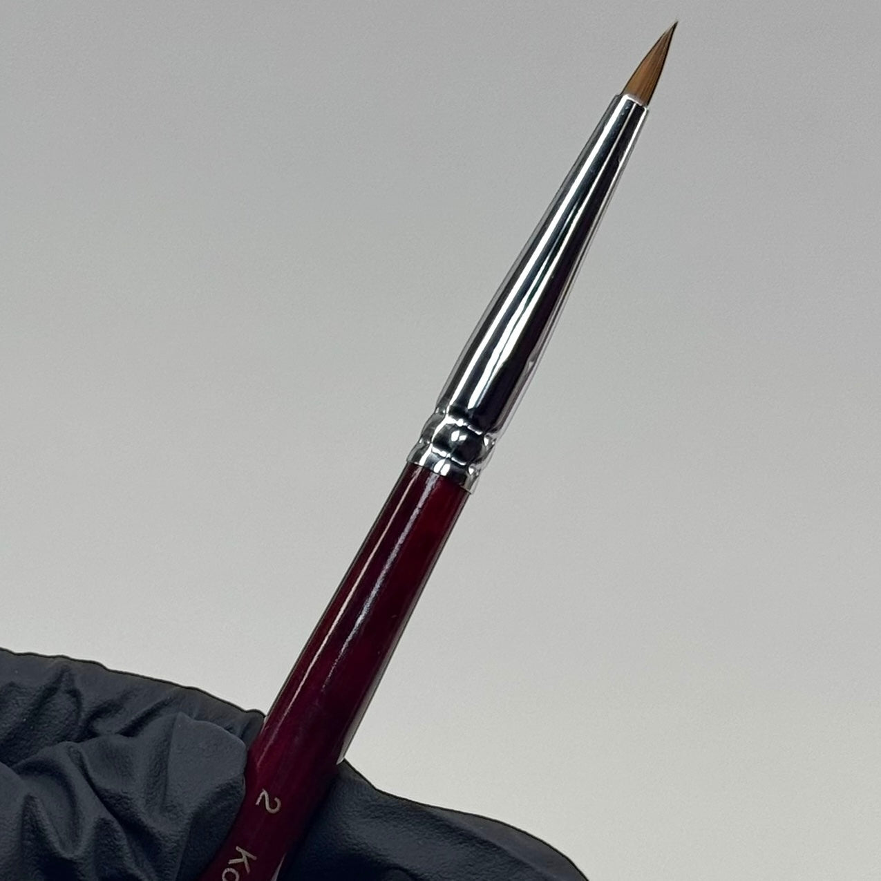 2 Kolinsky Acrylic Nail Brush - Ideal for Beginners & Practice Sessions for 3D - JTessentials