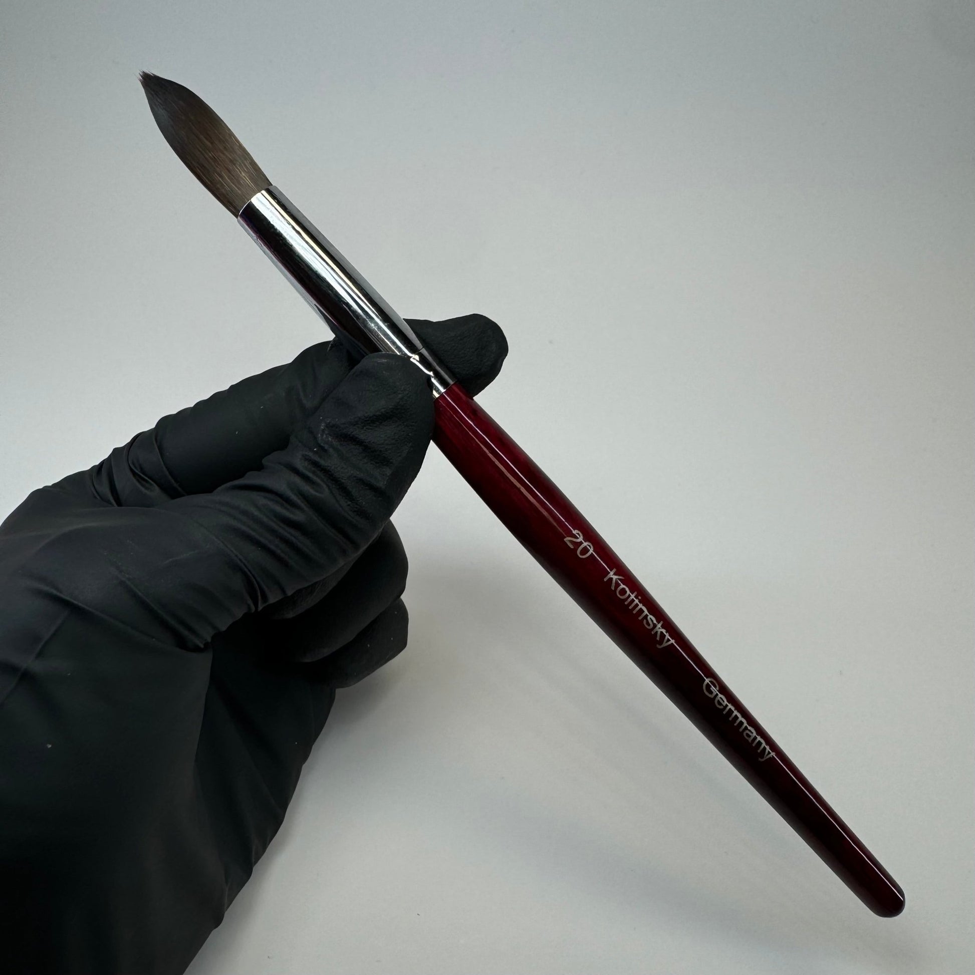 20 Kolinsky Acrylic Nail Brush - Affordable Practice Brush for Beginner Nail Artists - JTessentials