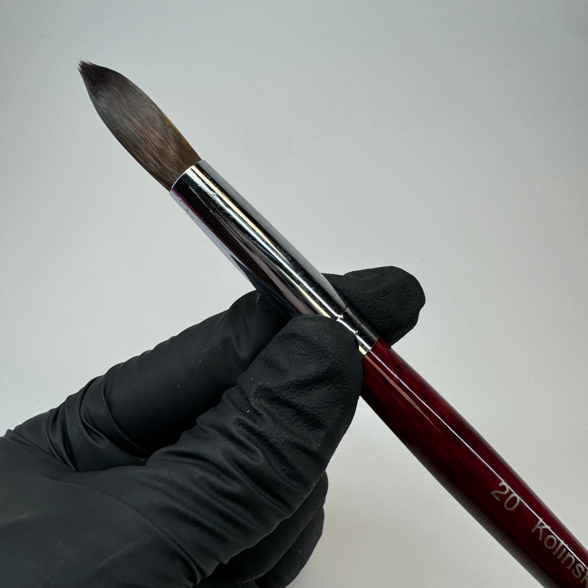 20 Kolinsky Acrylic Nail Brush - Affordable Practice Brush for Beginner Nail Artists - JTessentials