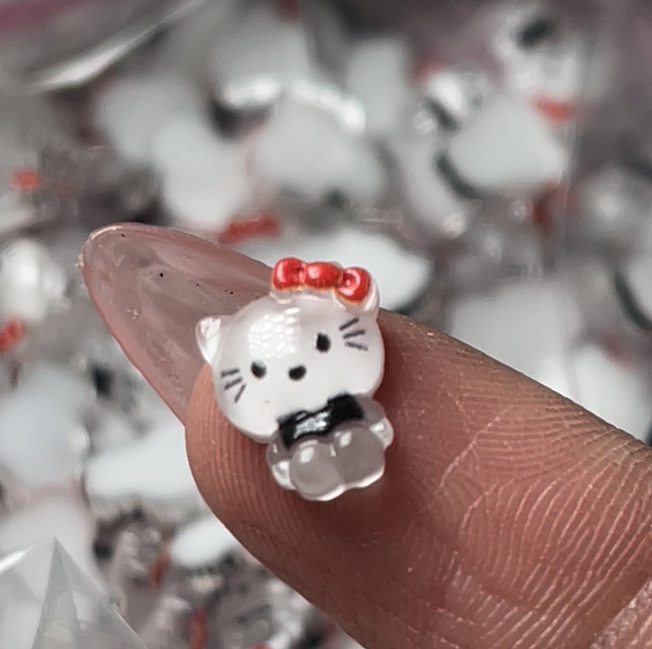 20 pcs BAG hello kitty BLACK/RED BOW - JTessentials