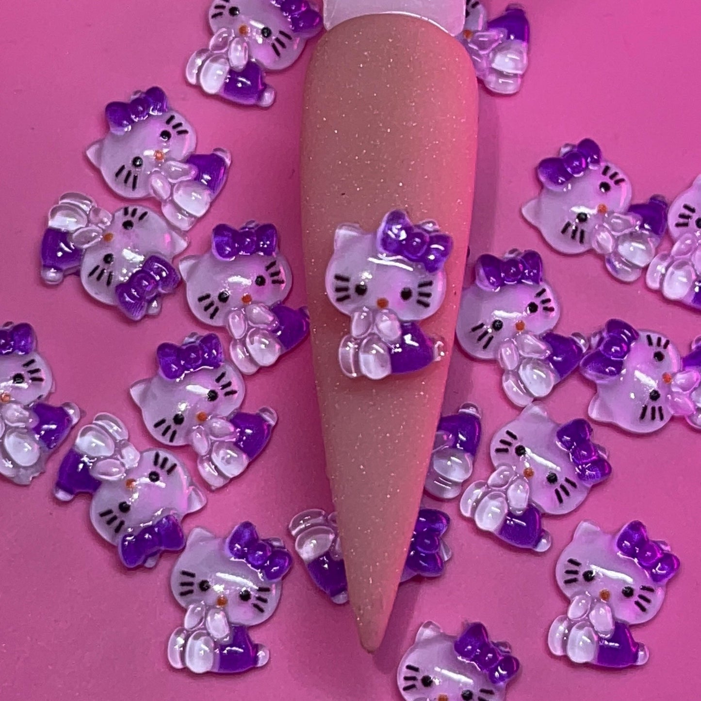 20 PCS Hello kittys purple - JTessentials