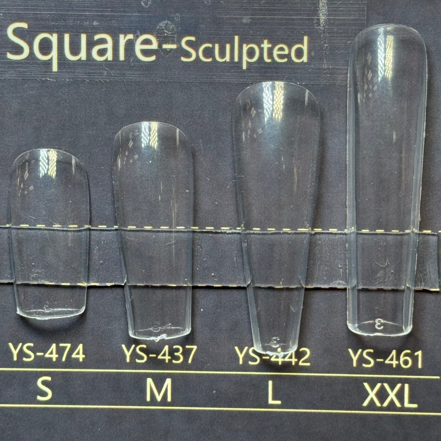 Full Cover Soft Gel Nail Extensions – 15 Sizes Box (Square Sculpted)
