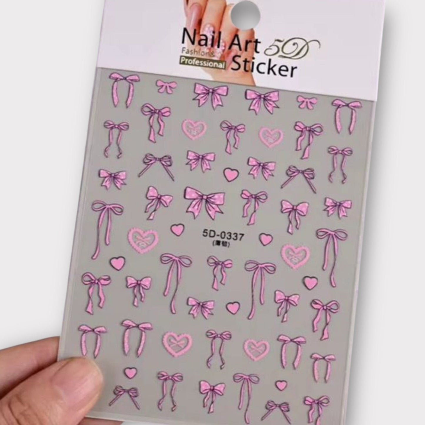 - 337 Bow Nail Stickers – Ribbon Design for Nail Art - JTessentials