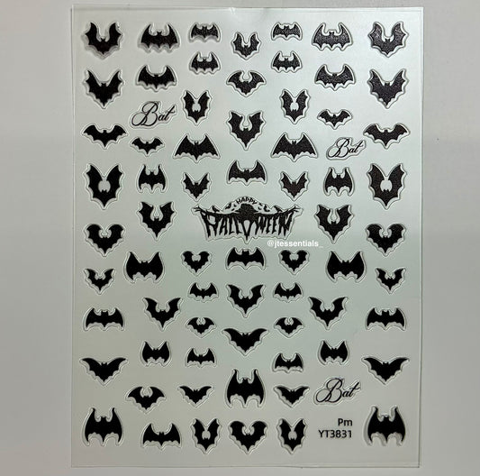 Halloween Black- Nail sticker