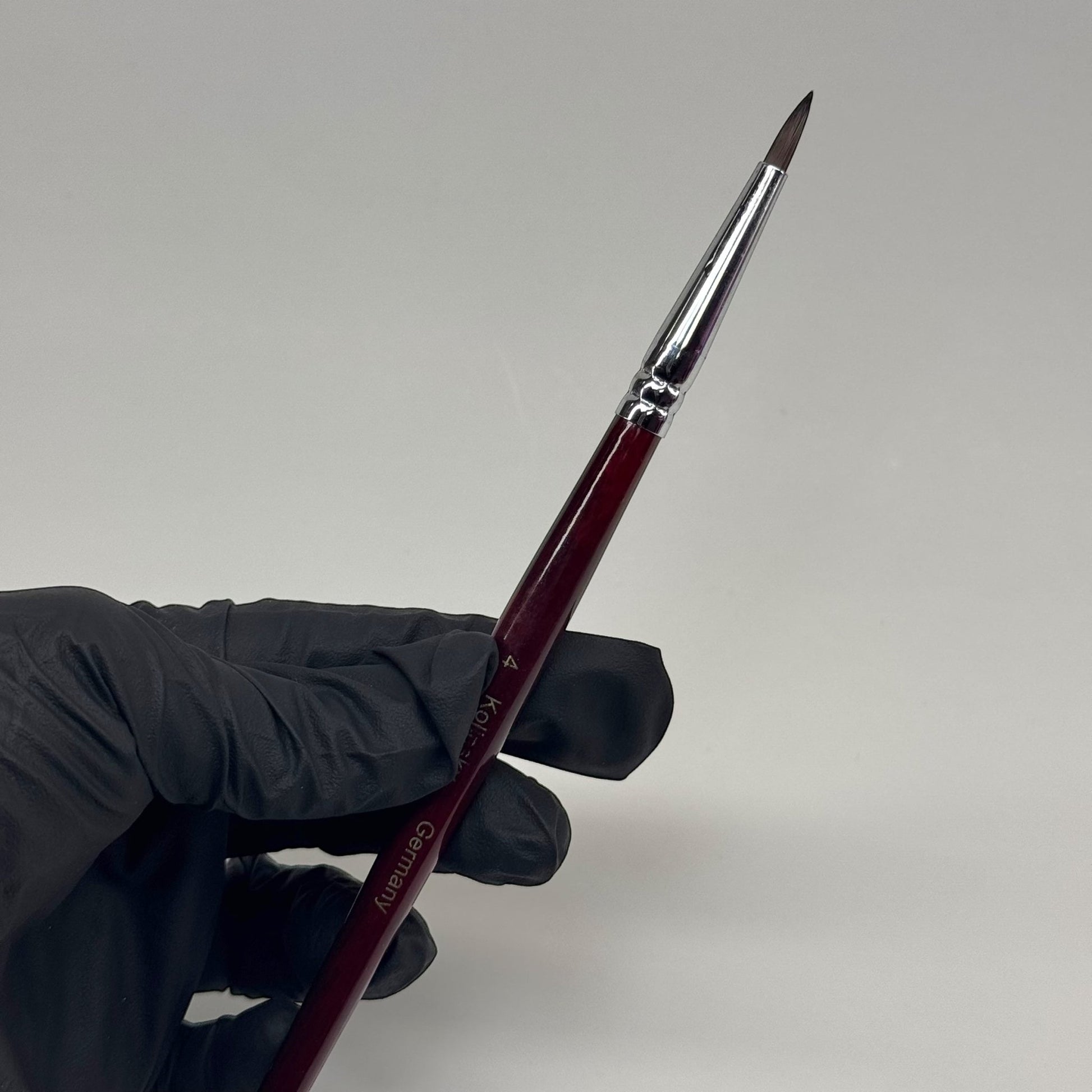 4 Kolinsky Acrylic Nail Brush - Ideal for Beginners & Practice Sessions - JTessentials