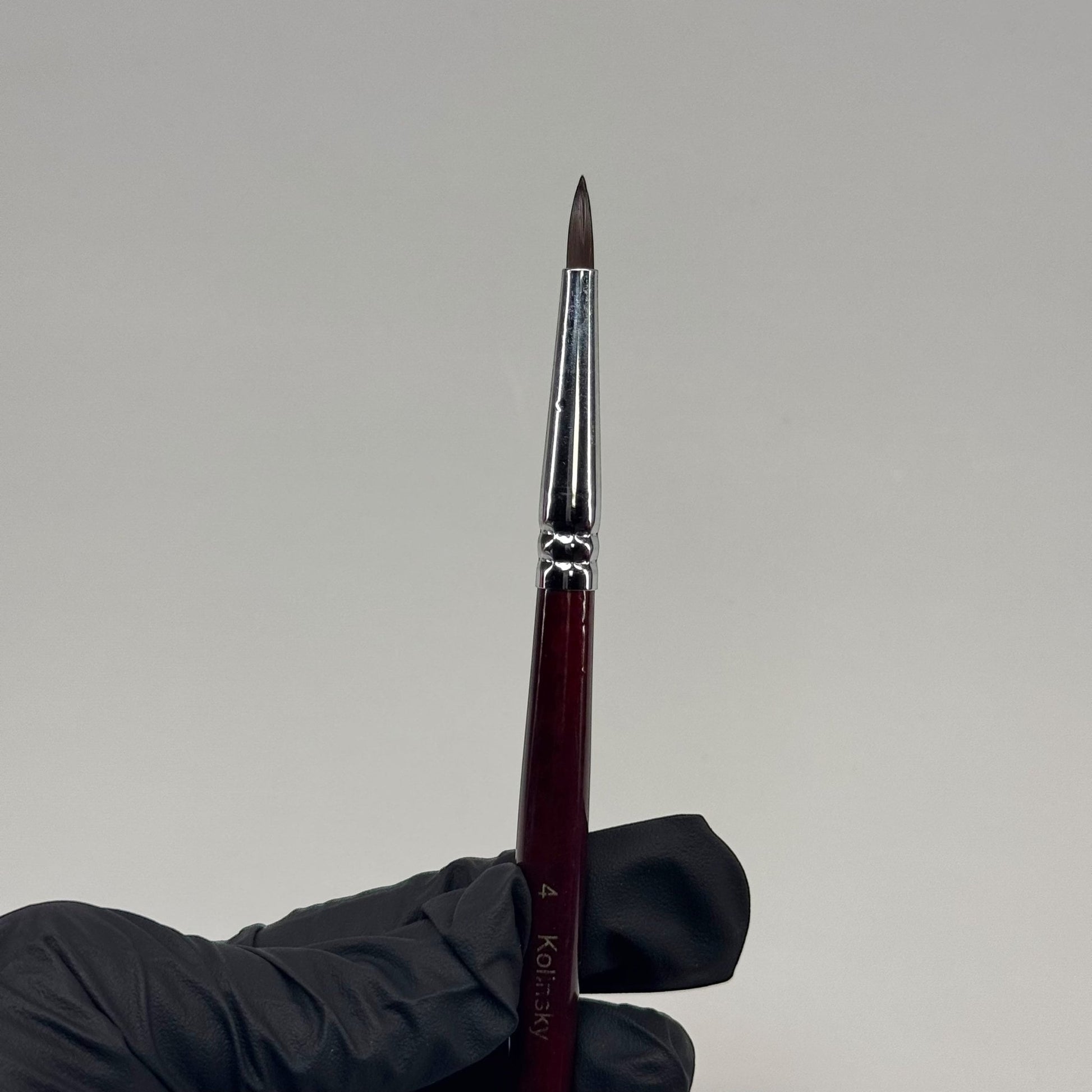 4 Kolinsky Acrylic Nail Brush - Ideal for Beginners & Practice Sessions - JTessentials