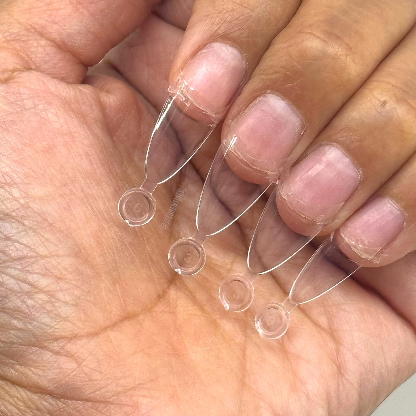 Short Almond Tips Pre-shaped- 504 pcs BOX