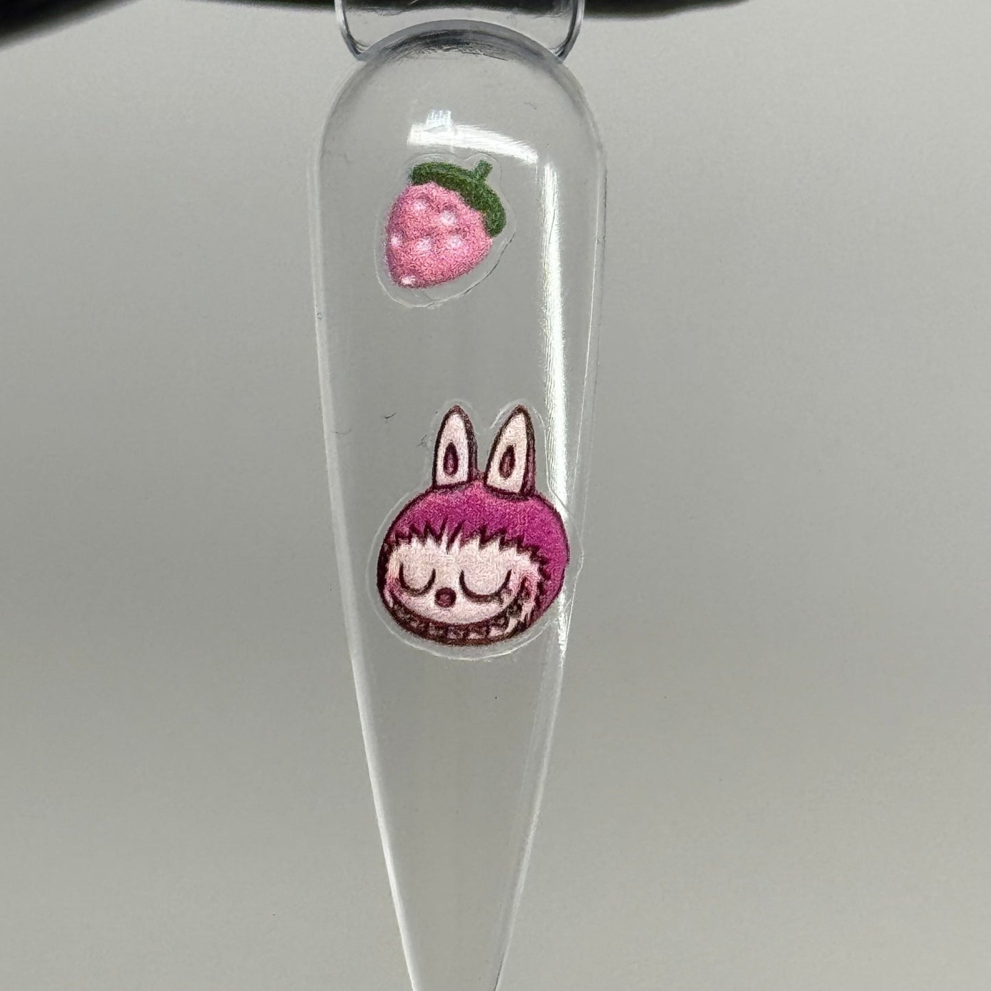 7107 LABUBU Nail Art Stickers – Cute Cartoon Self - JTessentials