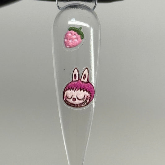 7107 LABUBU Nail Art Stickers – Cute Cartoon Self - JTessentials