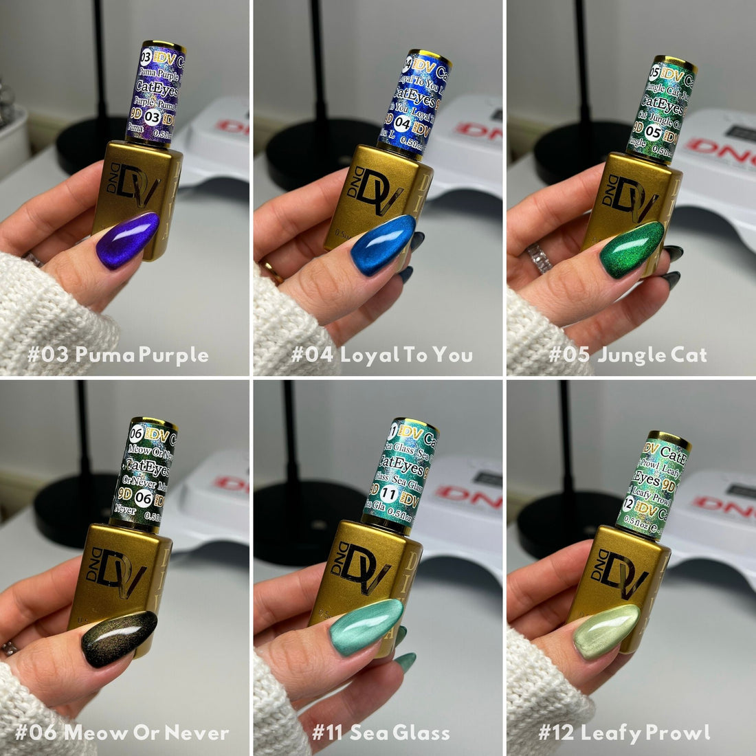 DIVA 9D Glass Ball Cat Eye -Gel Polish