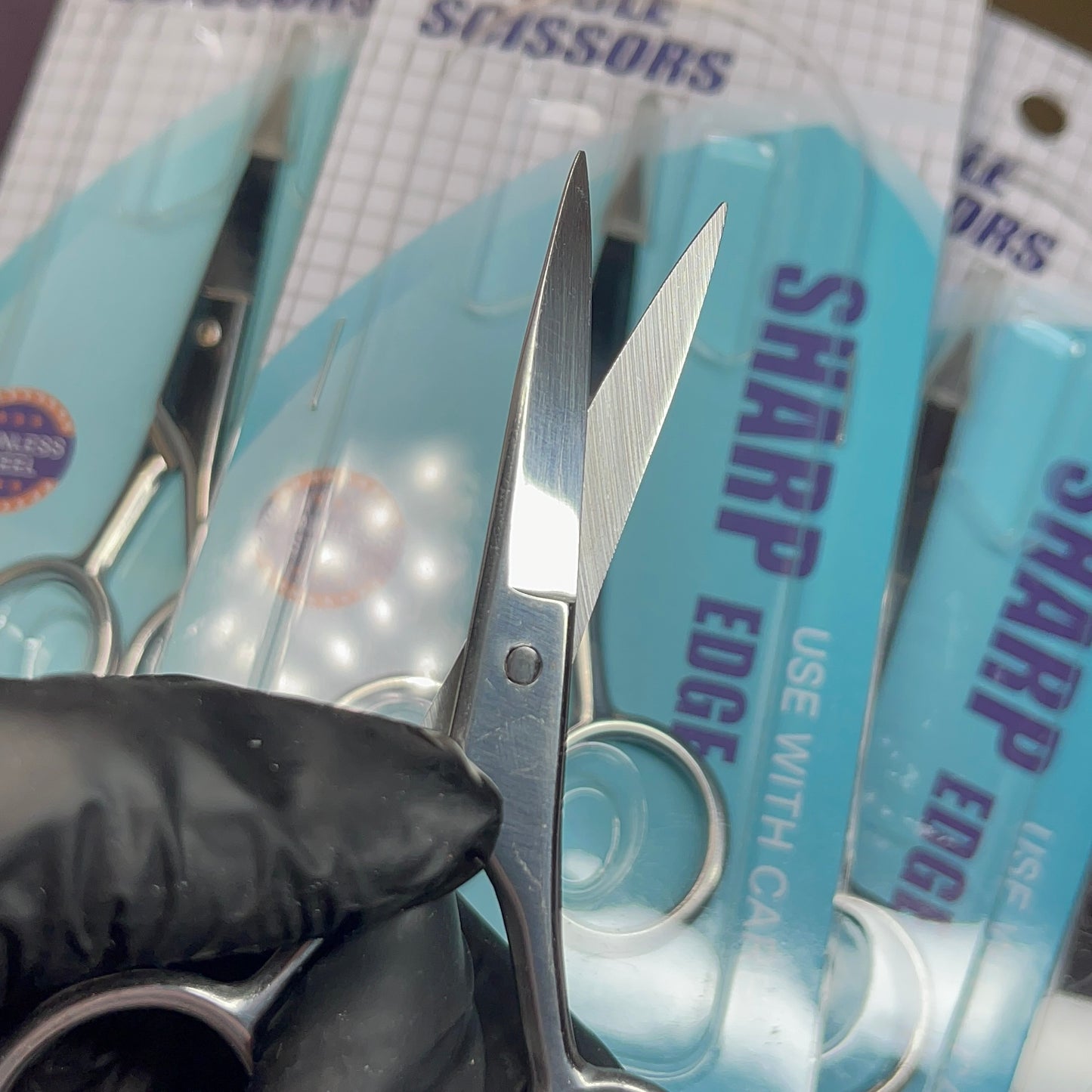 Sharp Edge straight scissors stainless steel