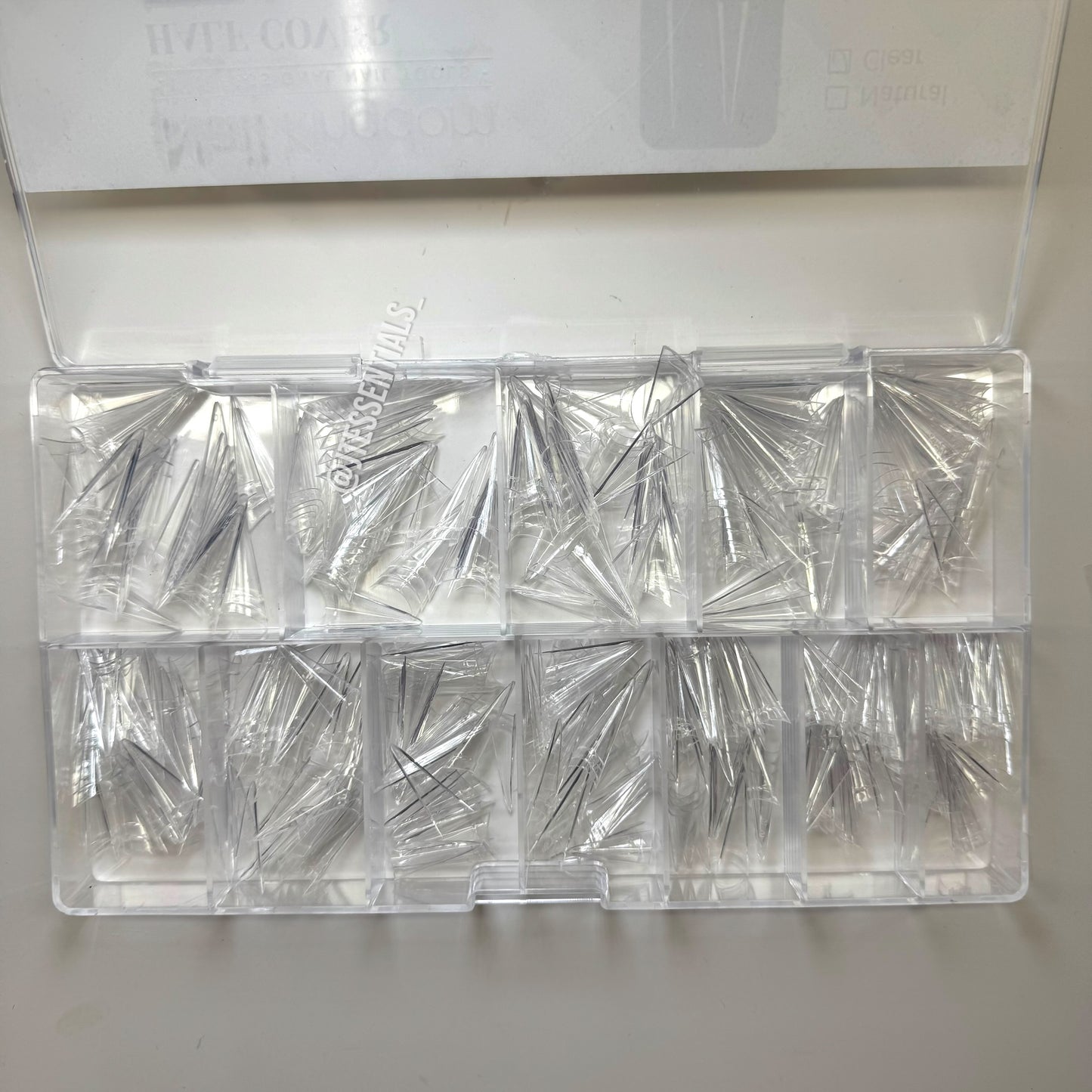 Stiletto-Medium Nail Tips Box 504 tips