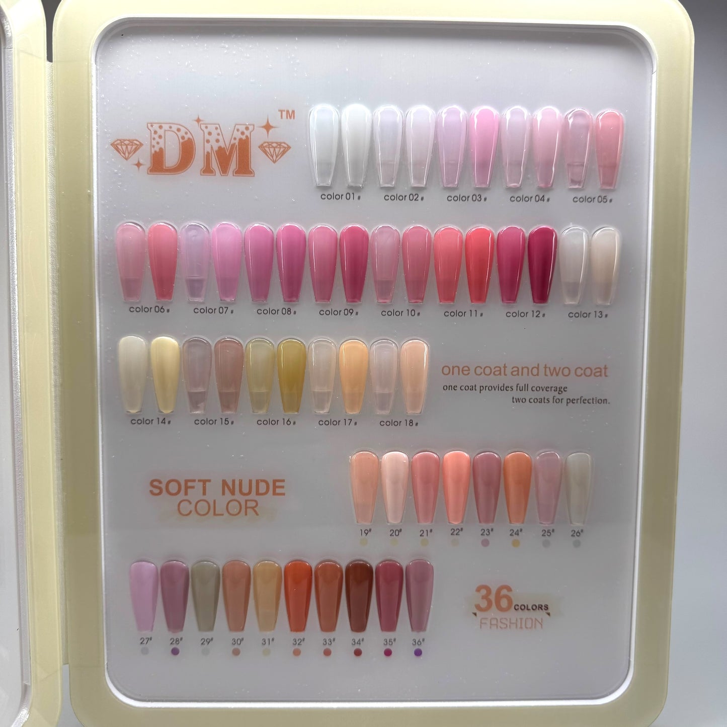 DM Gel Polish Soft Nude Color – Fashionable Nude Shades for Salon-Perfect Nails
