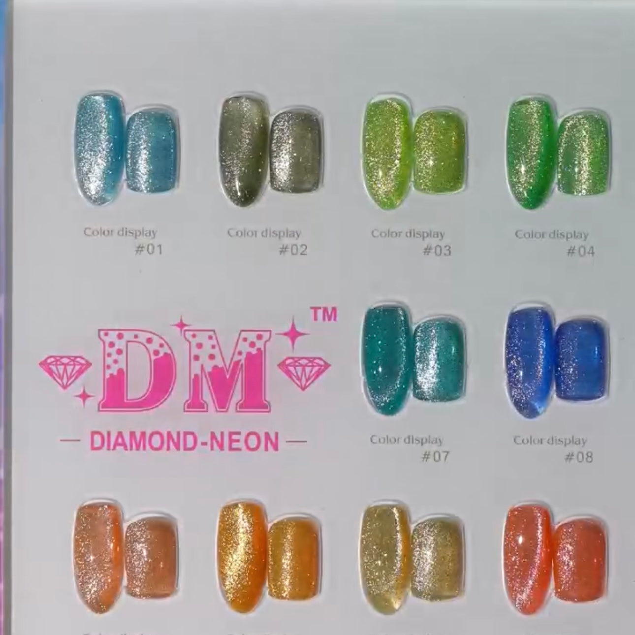 DM GEL POLISH- PLATINUM CAT EYE