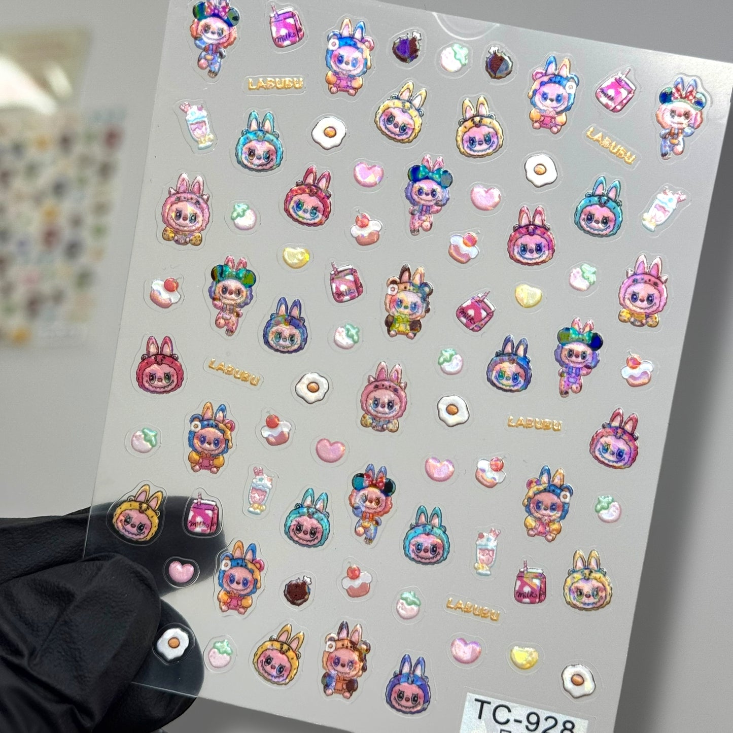 Labubu Nail Stickers TC-928– Cute Cartoon Nail Decals