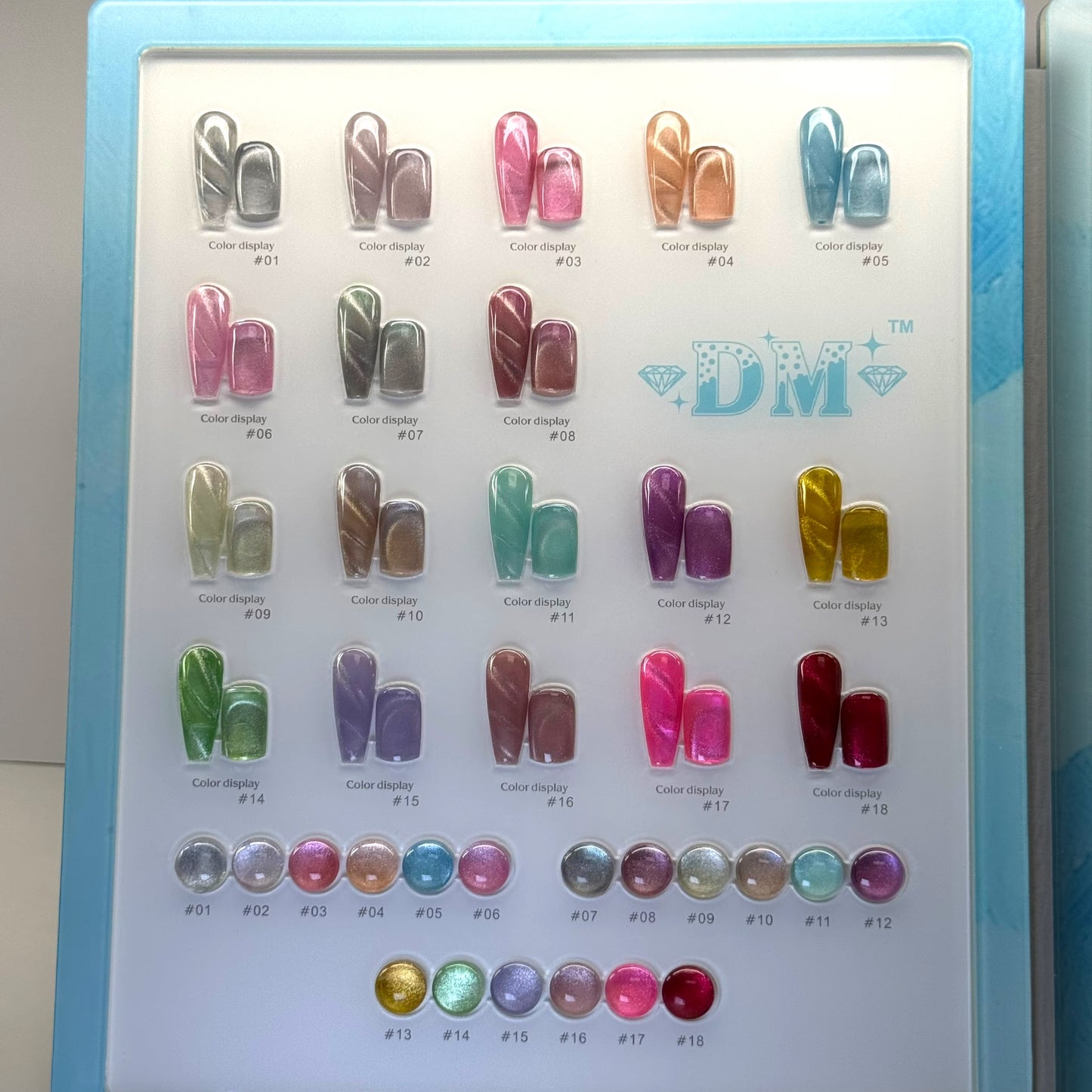 DM Gemstone Cat Eye Gel Polish – Magnetic Reflective Colors for a Multi-Dimensional Look