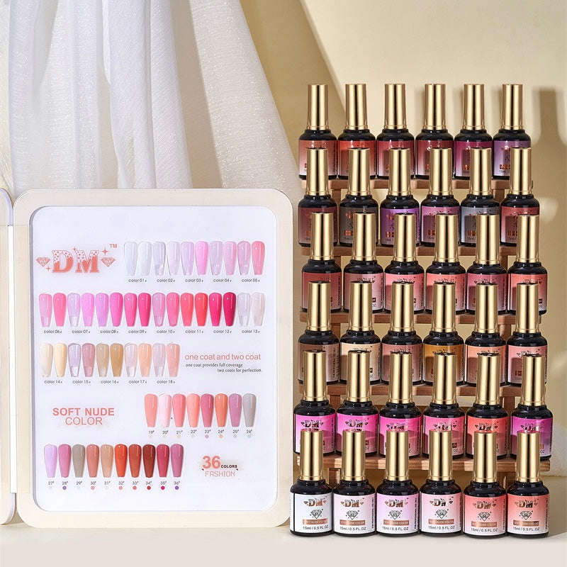 DM Gel Polish Soft Nude Color – Fashionable Nude Shades for Salon-Perfect Nails