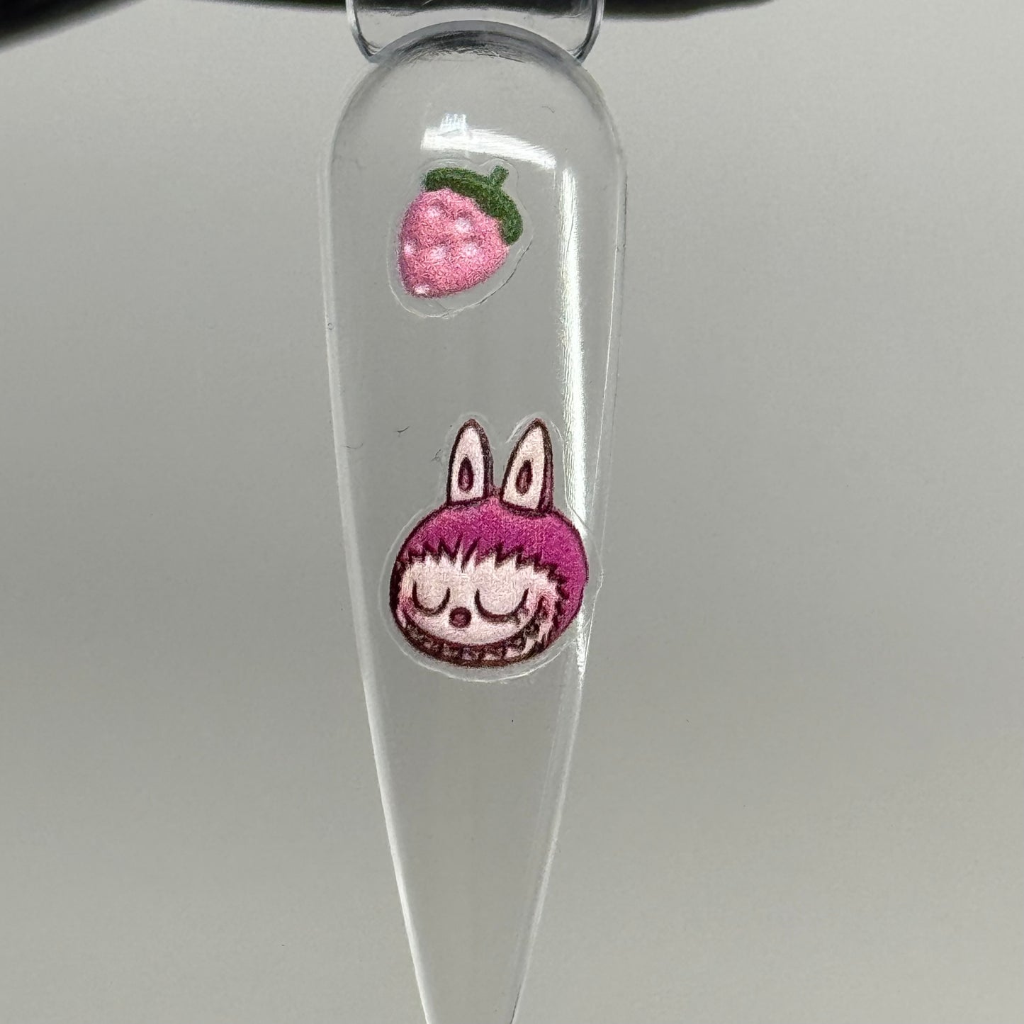 7107 LABUBU Nail Art Stickers – Cute Cartoon Self