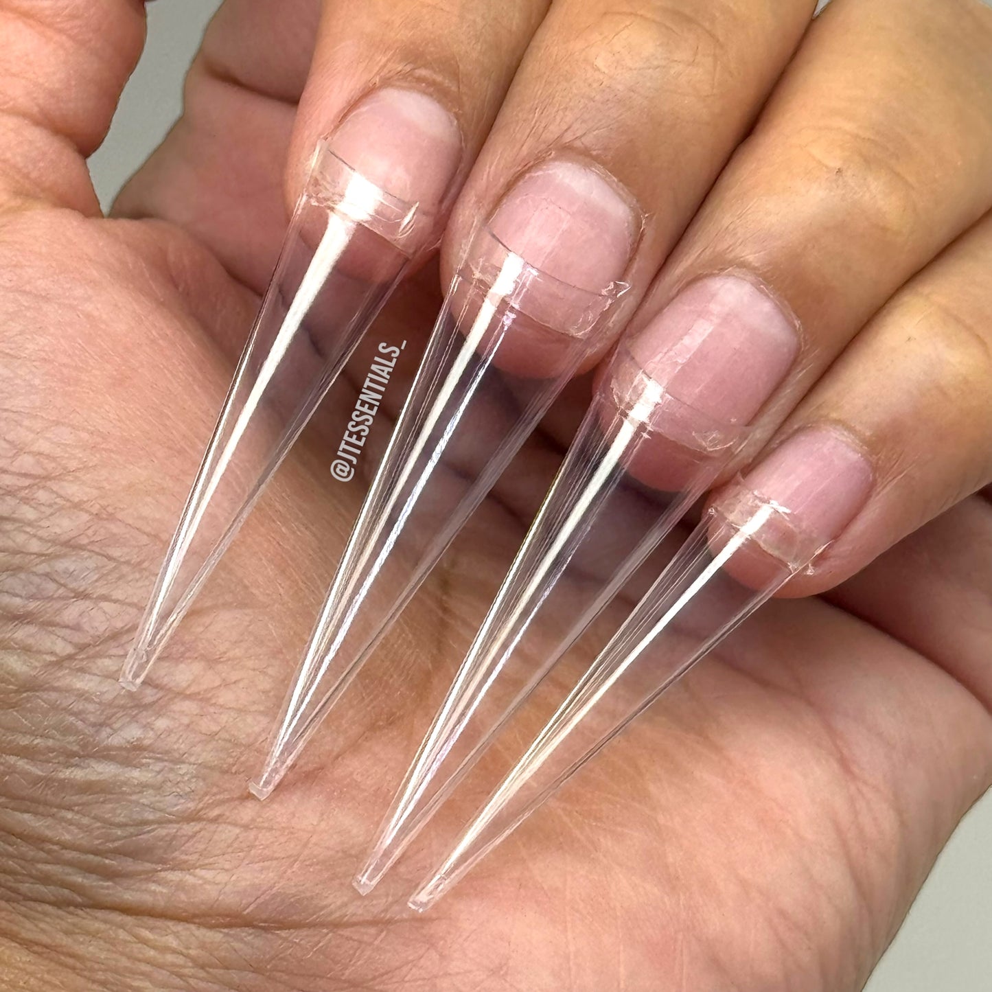 Stiletto-XL Nail Tips Box 500 tips