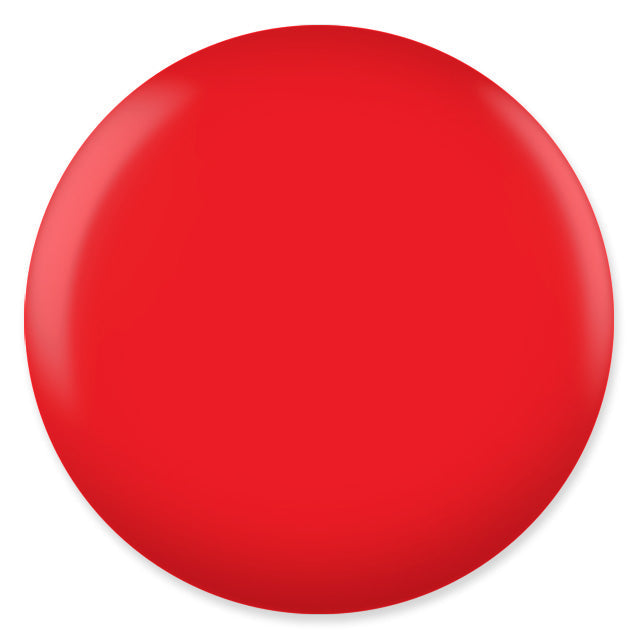 DND Gel Polish #430 – Ferrari Red | High-Gloss Red Gel Duo with Matching Lacquer