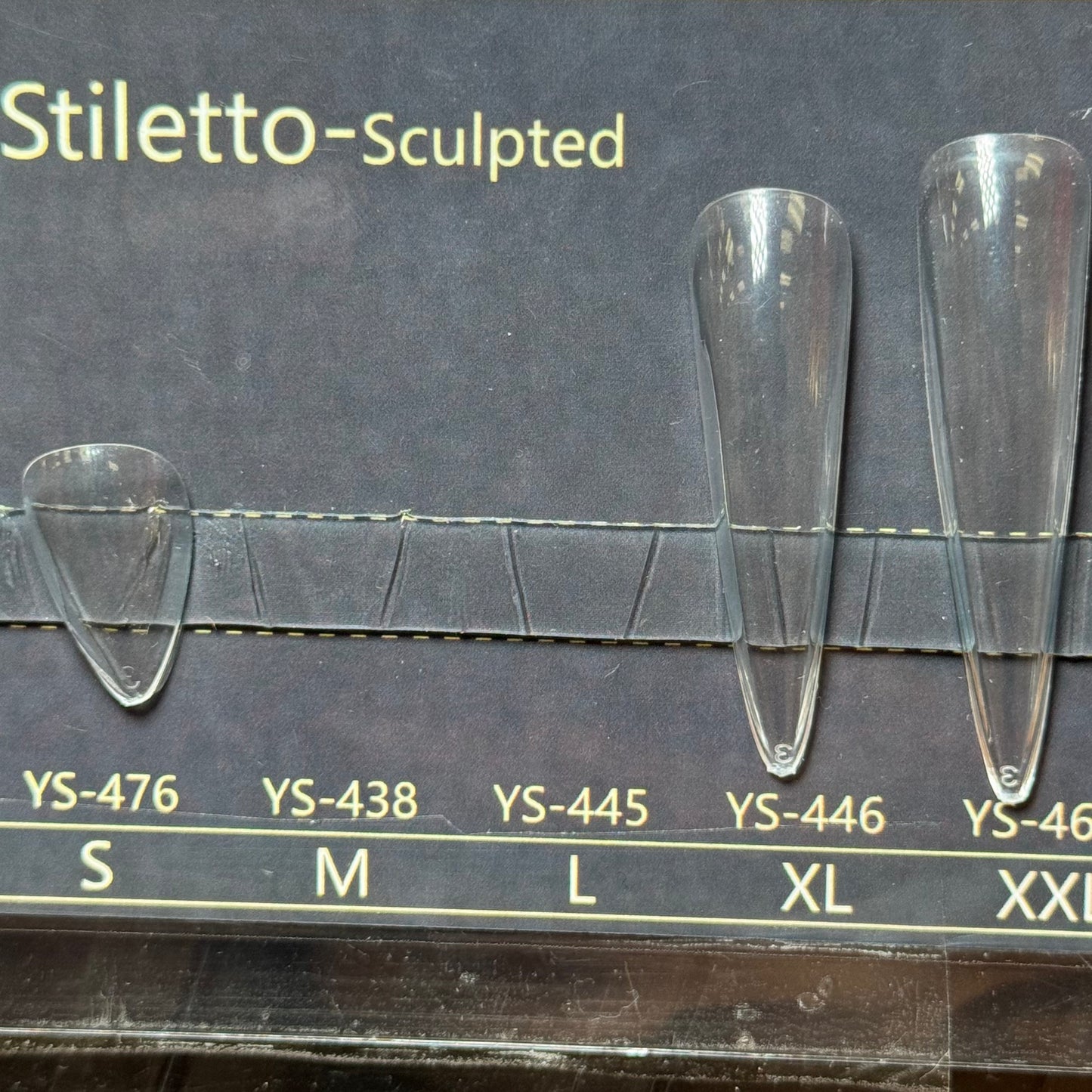 Full Cover Soft Gel Nail Extensions – 15 Sizes Box (Stiletto-Sculpted )