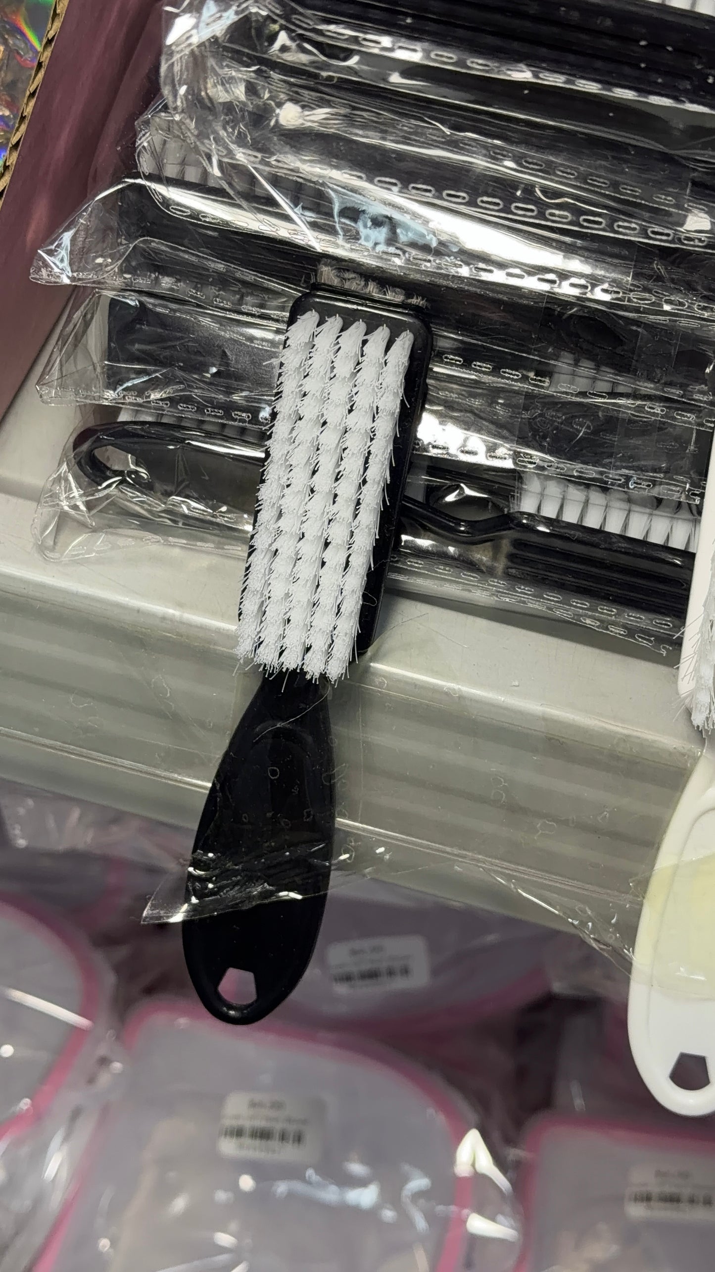 12 PCs dust brush for nails black