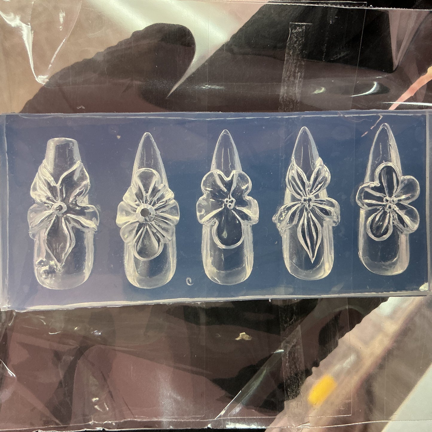 06 Flower silicone mold-3D Nail Art Designs