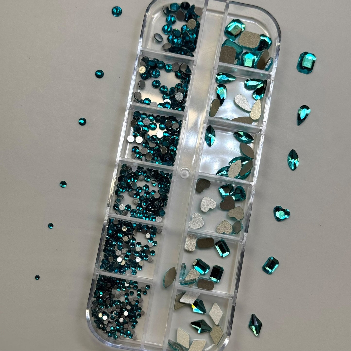 Baby Blue Rhinestone Box - High Quality Rhinestone box - JTessentials