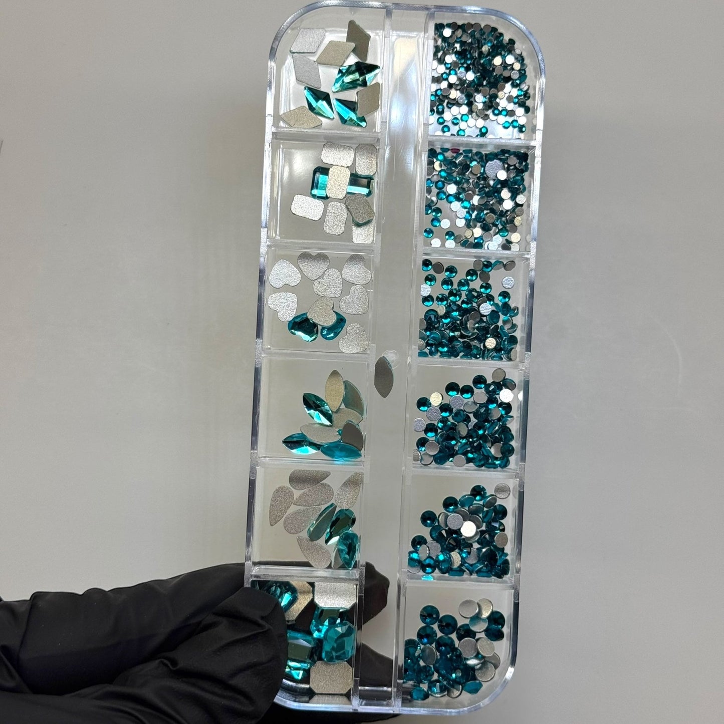 Baby Blue Rhinestone Box - High Quality Rhinestone box - JTessentials