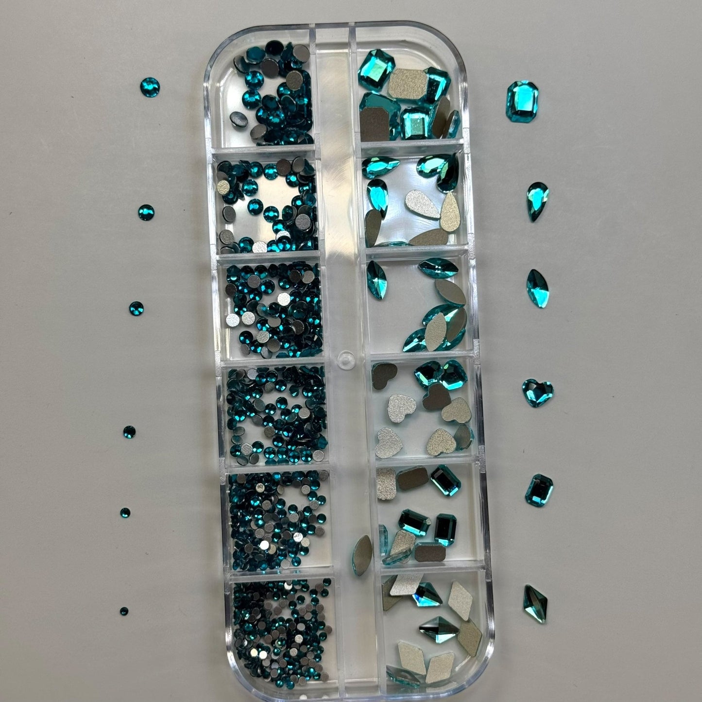 Baby Blue Rhinestone Box - High Quality Rhinestone box - JTessentials