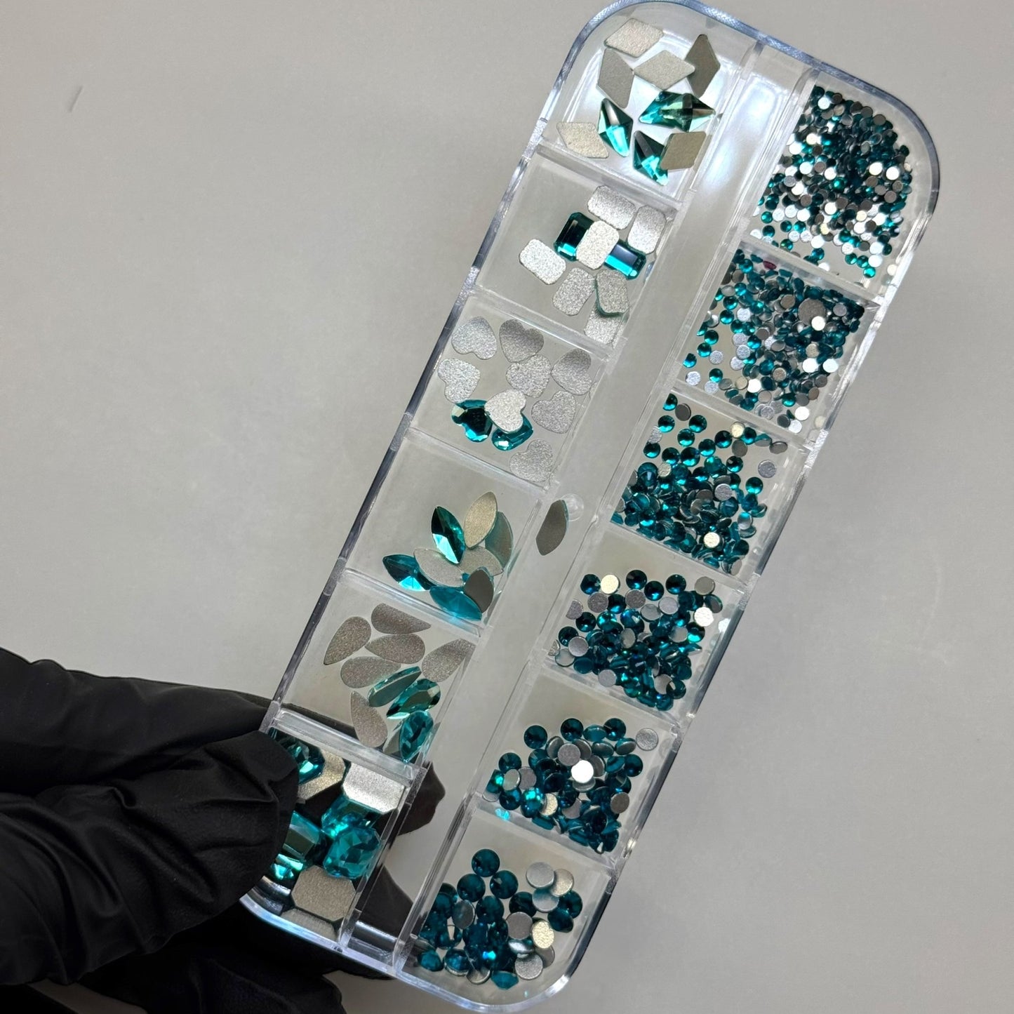 Baby Blue Rhinestone Box - High Quality Rhinestone box - JTessentials