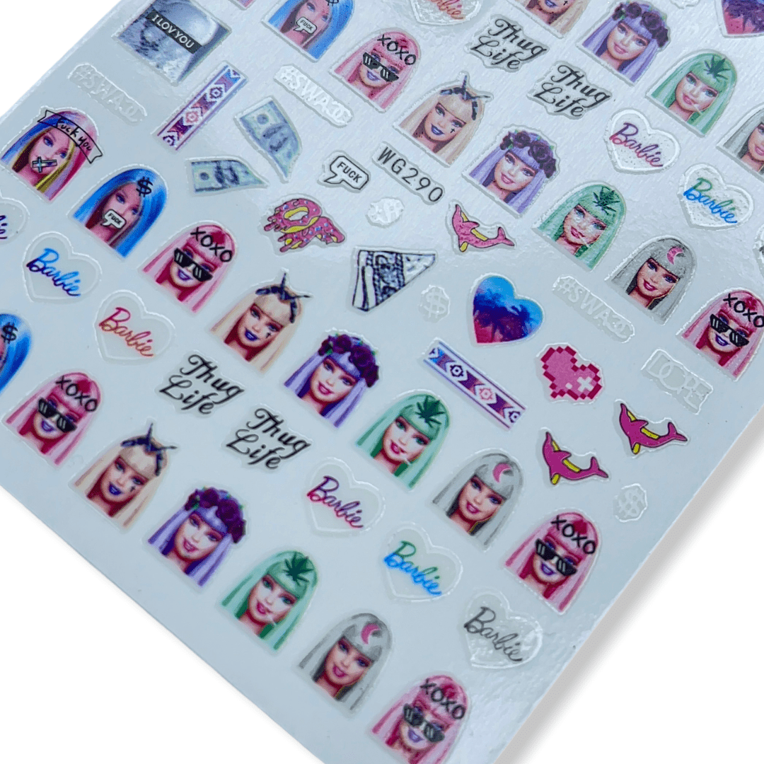 Barbie sticker WG290 - JTessentials